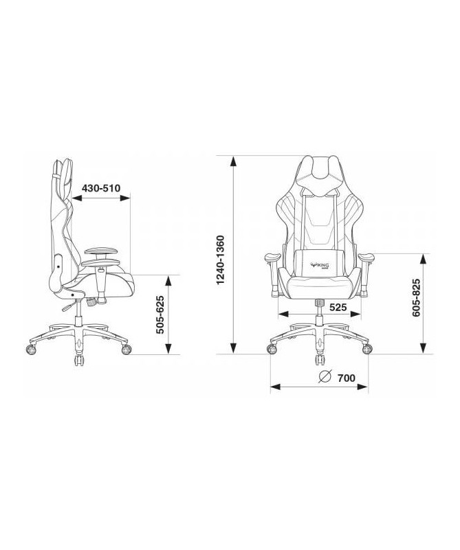 Крестовина для кресла viking aero