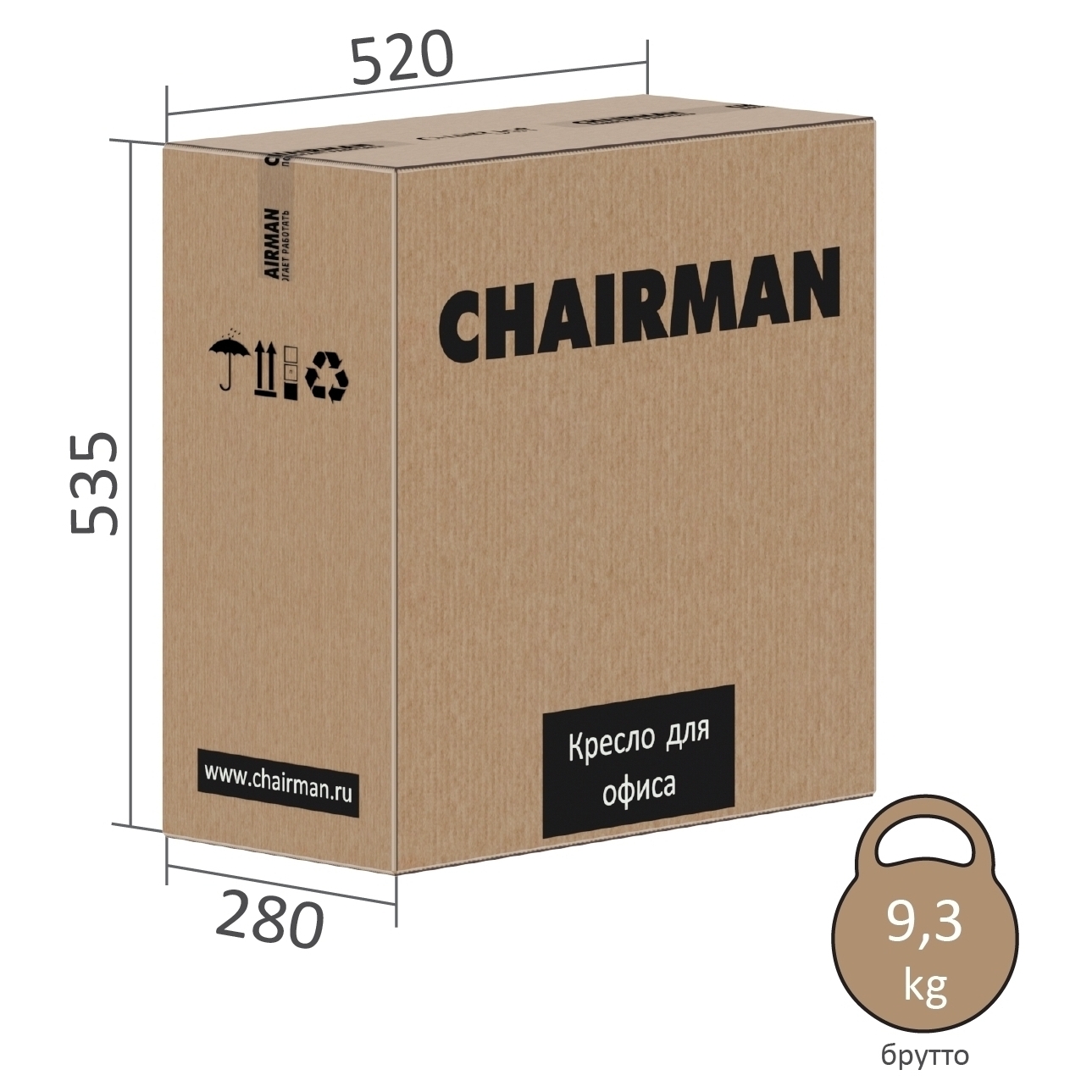 Детское компьютерное кресло CHAIRMAN 106 с подножкой, ткань/сетка, серый
