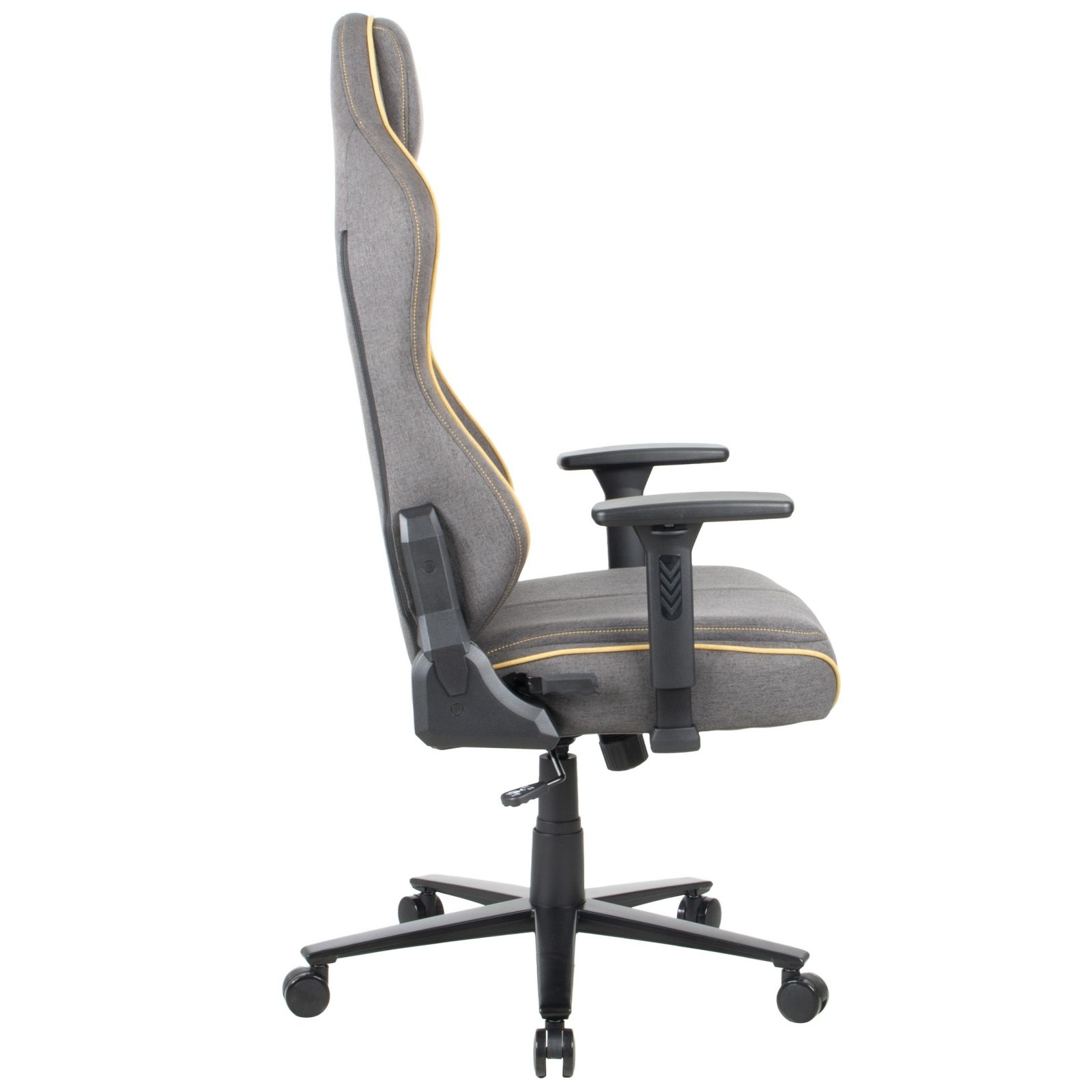 Игровое компьютерное кресло CHAIRMAN 31, ткань, серый/желтый (M)