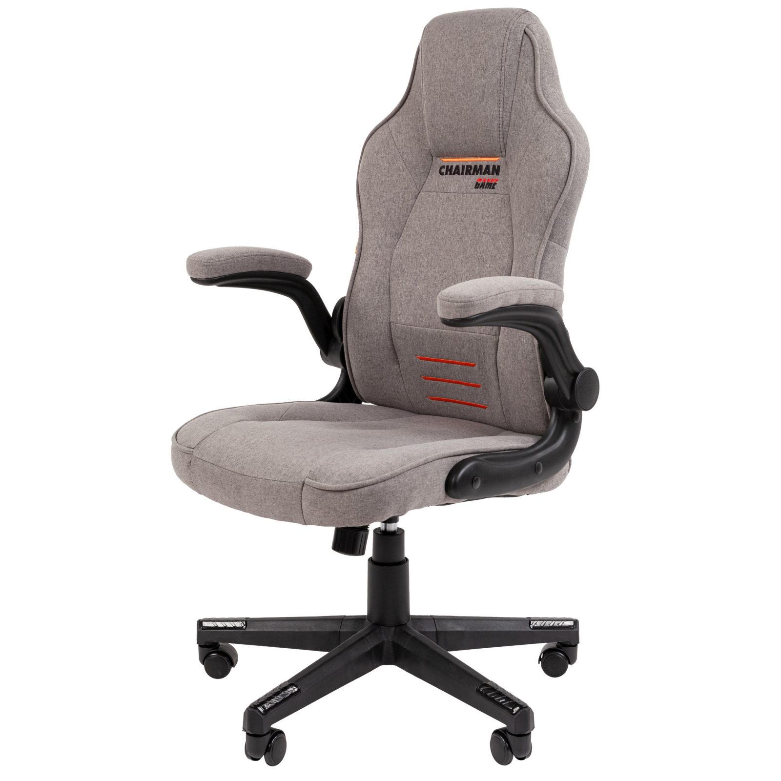 Игровое компьютерное кресло CHAIRMAN 51, ткань, серый