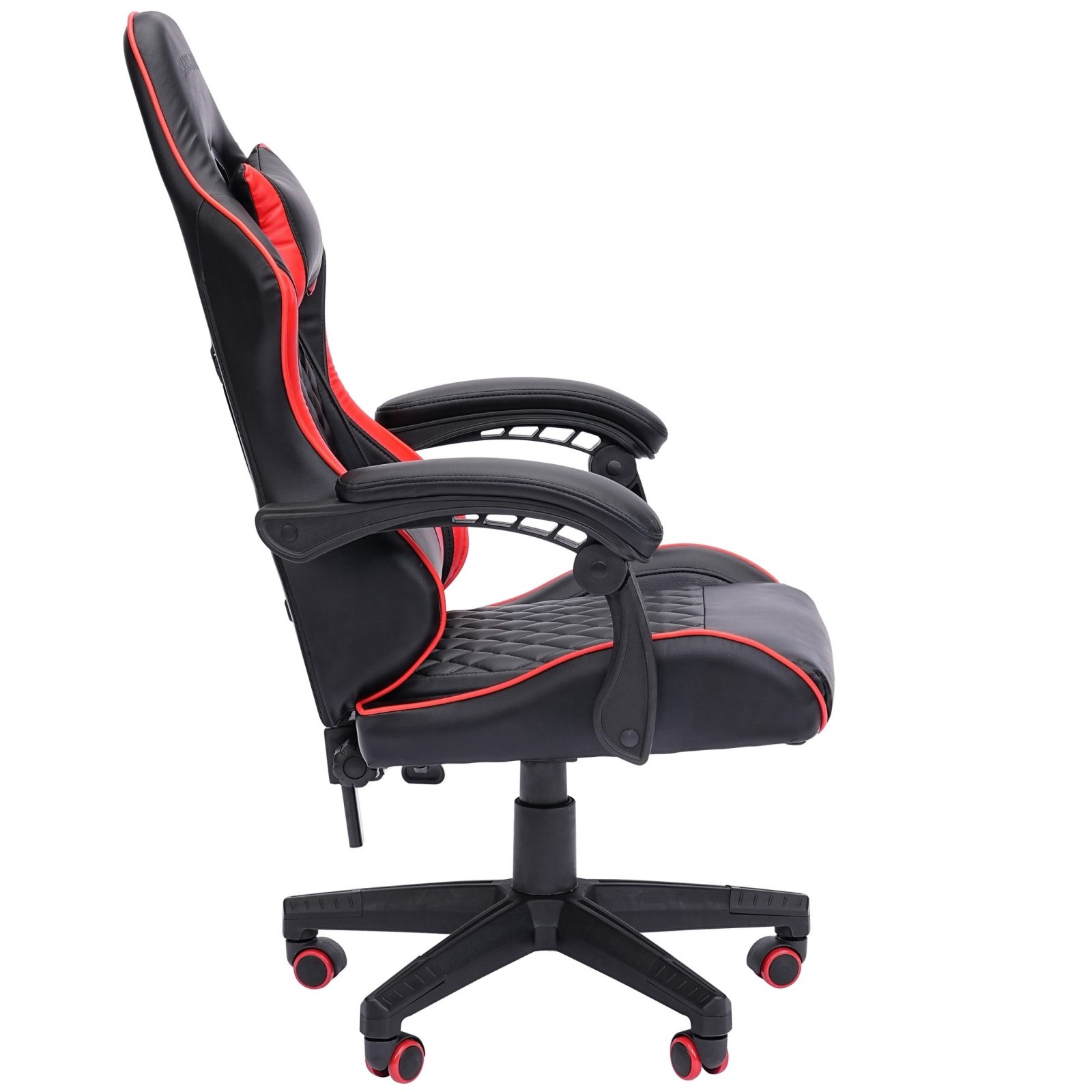 Игровое кресло CHAIRMAN 28, экокожа, черный/красный
