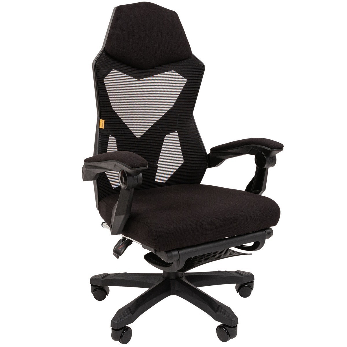 Игровое кресло CHAIRMAN 571, ткань/сетка, черный