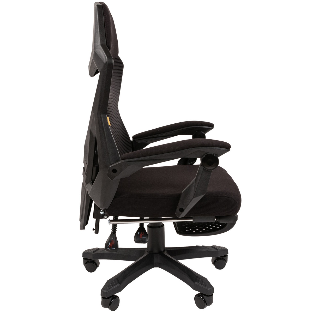 Игровое кресло CHAIRMAN 571, ткань/сетка, черный