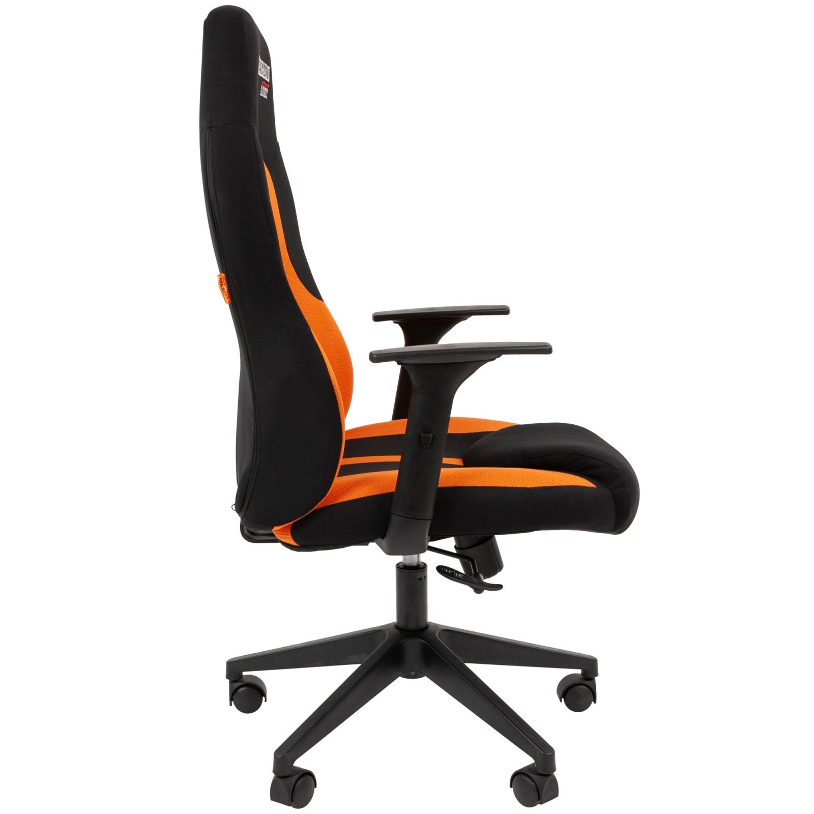 Игровое кресло CHAIRMAN ДРАЙВ 11, ткань, черный/оранжевый