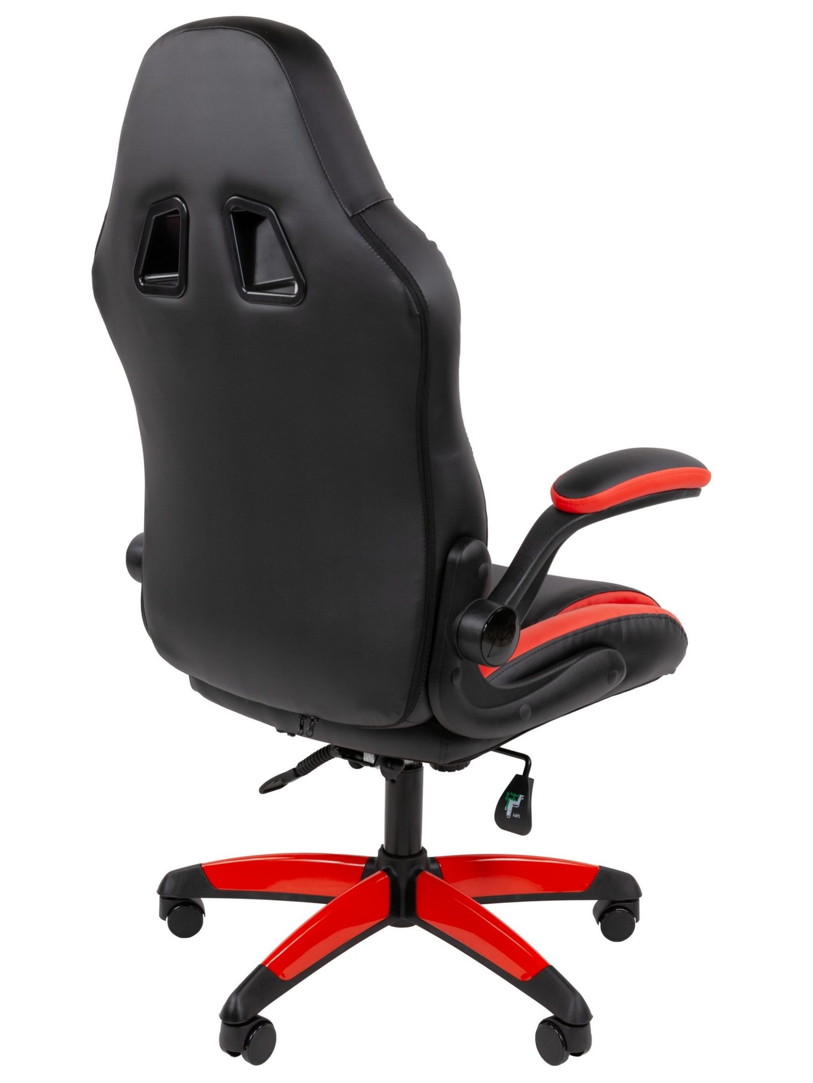 Игровое кресло CHAIRMAN ДРАЙВ 15, экокожа, черный/красный/белый