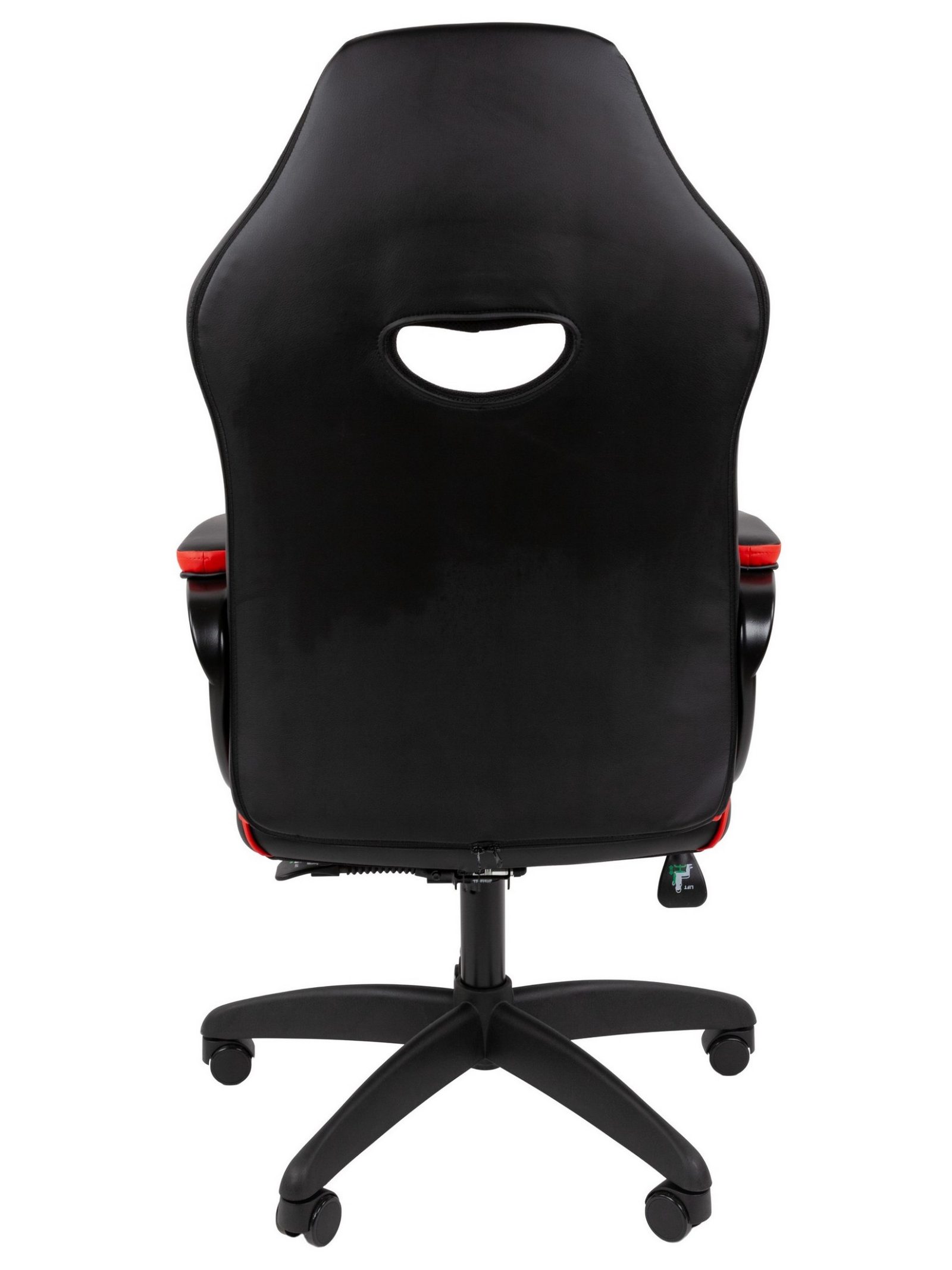 Игровое кресло CHAIRMAN ДРАЙВ 16, экокожа, черный/красный/белый