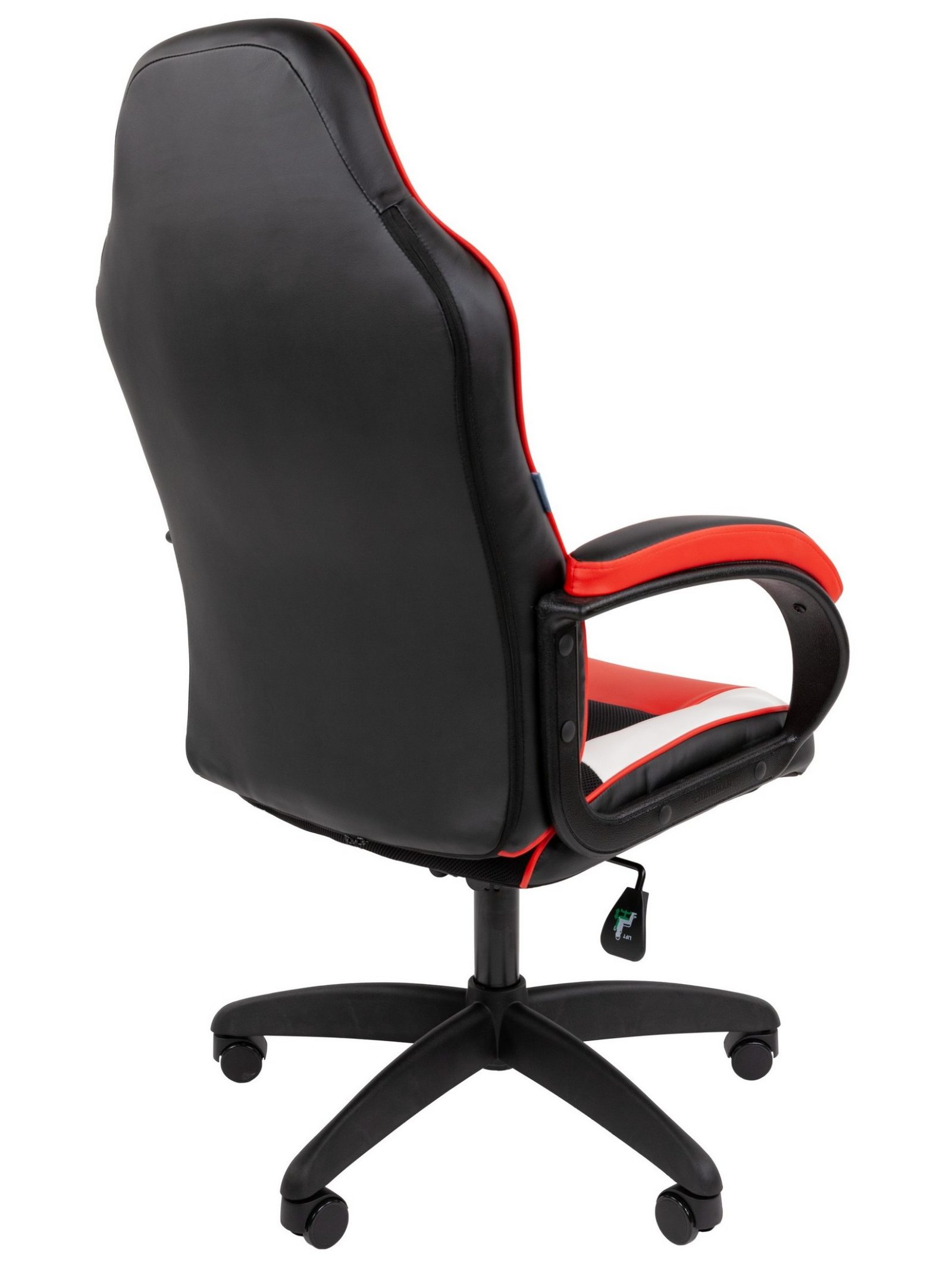 Игровое кресло CHAIRMAN ДРАЙВ 17, экокожа, черный/красный/белый