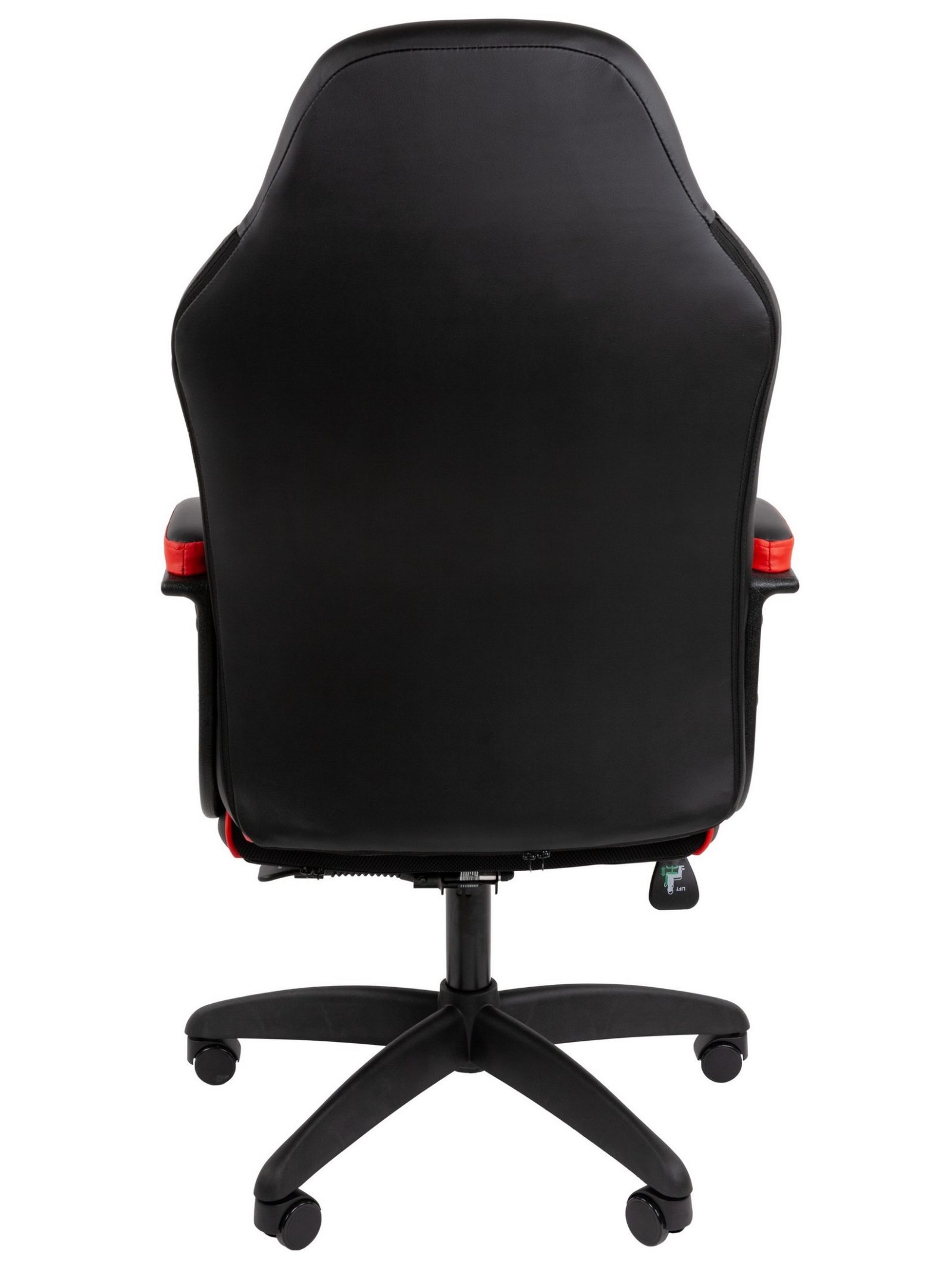 Игровое кресло CHAIRMAN ДРАЙВ 17, экокожа, черный/красный/белый