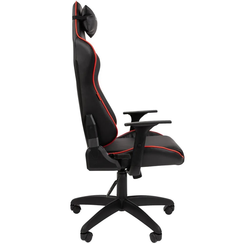 Игровое кресло CHAIRMAN ДРАЙВ 40, экокожа, черный/красный