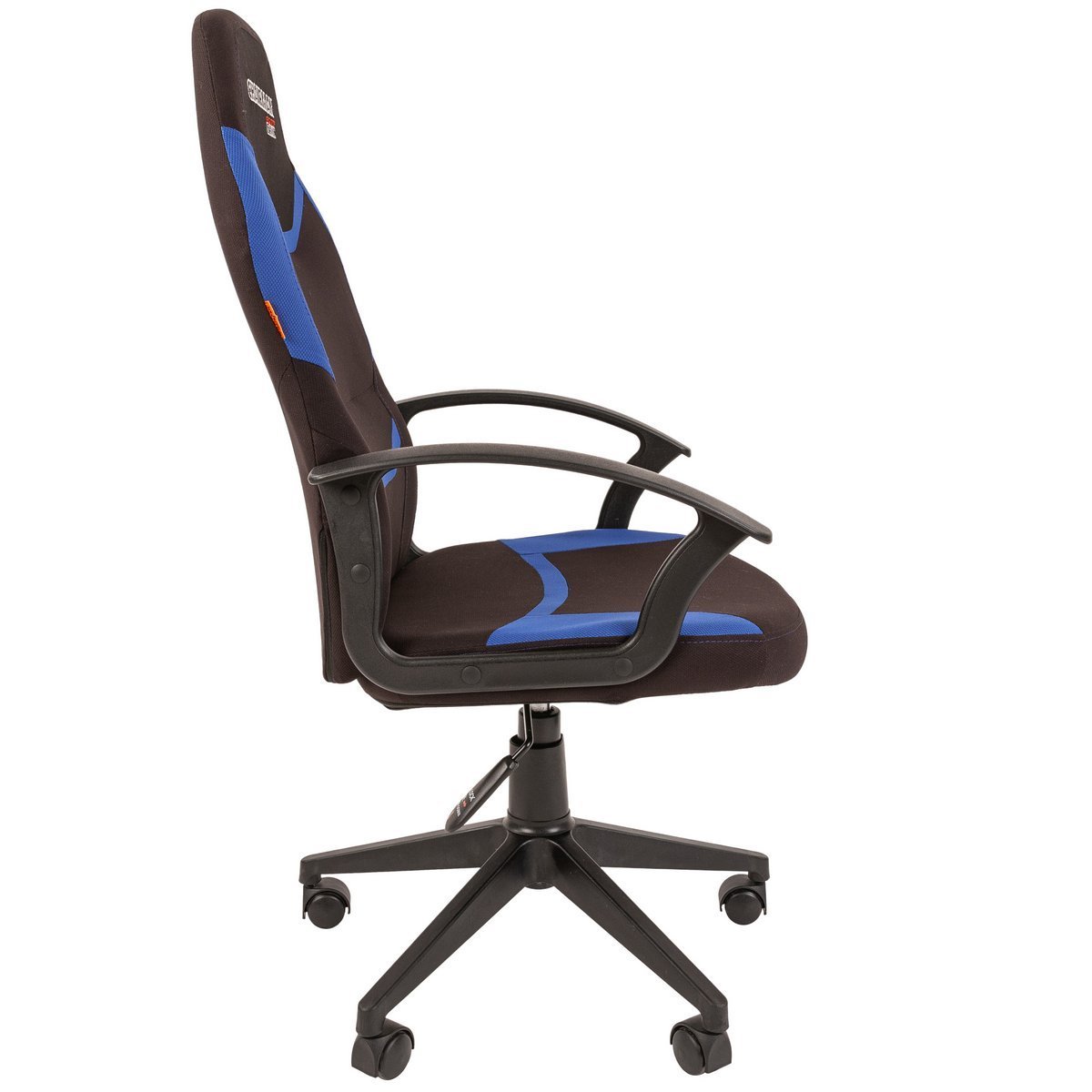 Игровое кресло CHAIRMAN ДРАЙВ 9, ткань, черный/синий