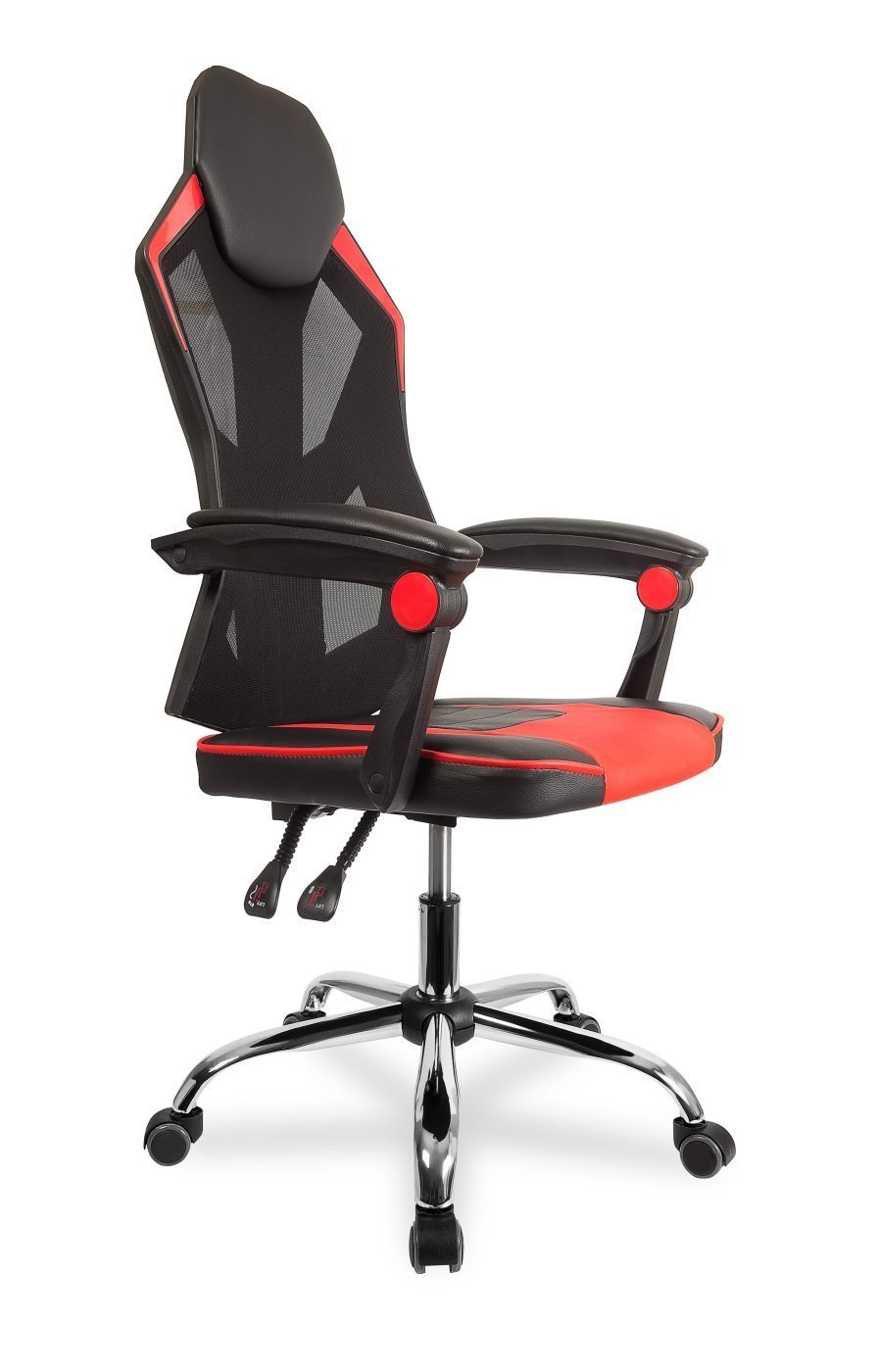 Игровое кресло College CLG-802 LXH черный/красный