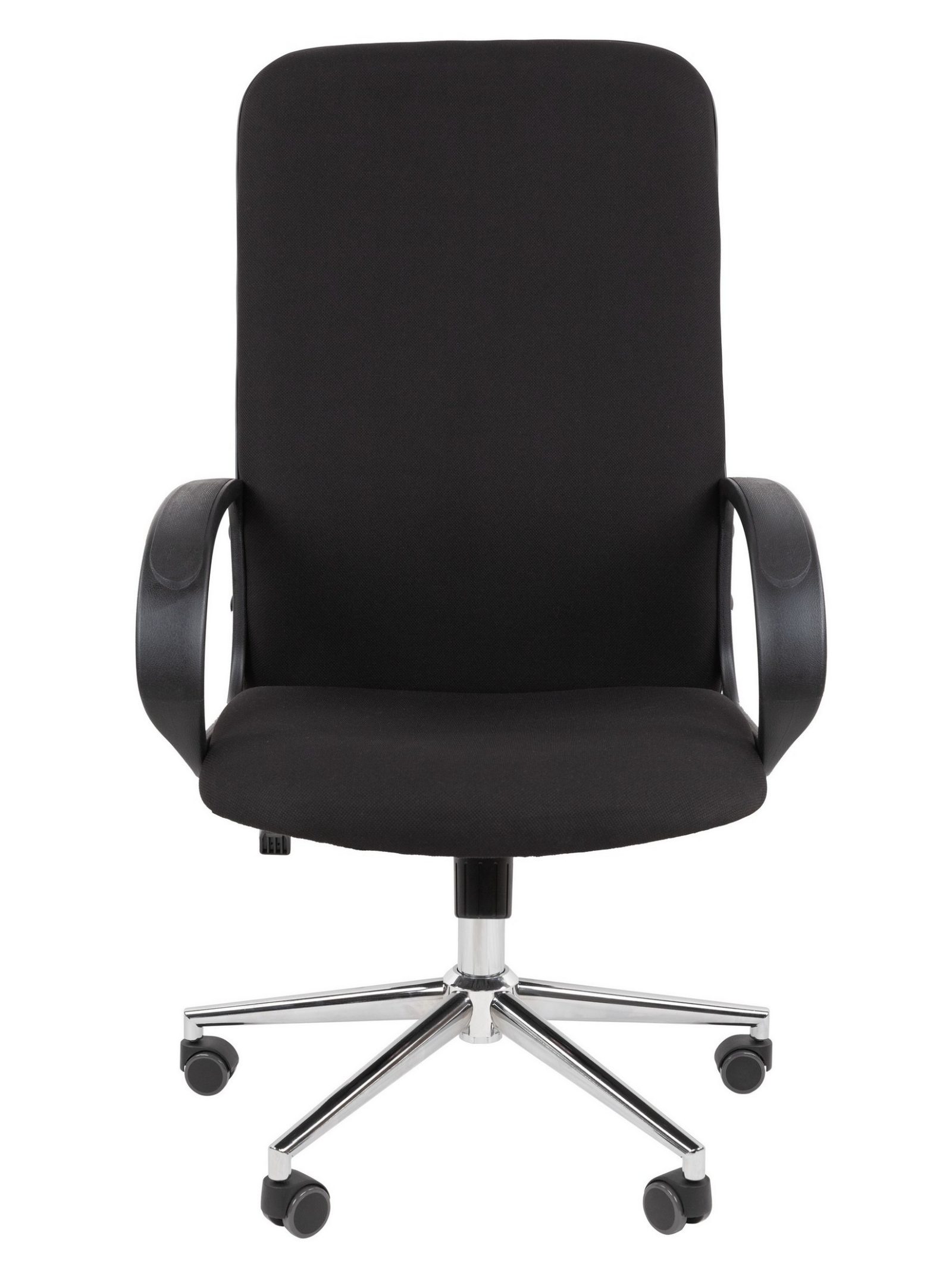Офисное кресло CHAIRMAN 278 хром, ткань, черный
