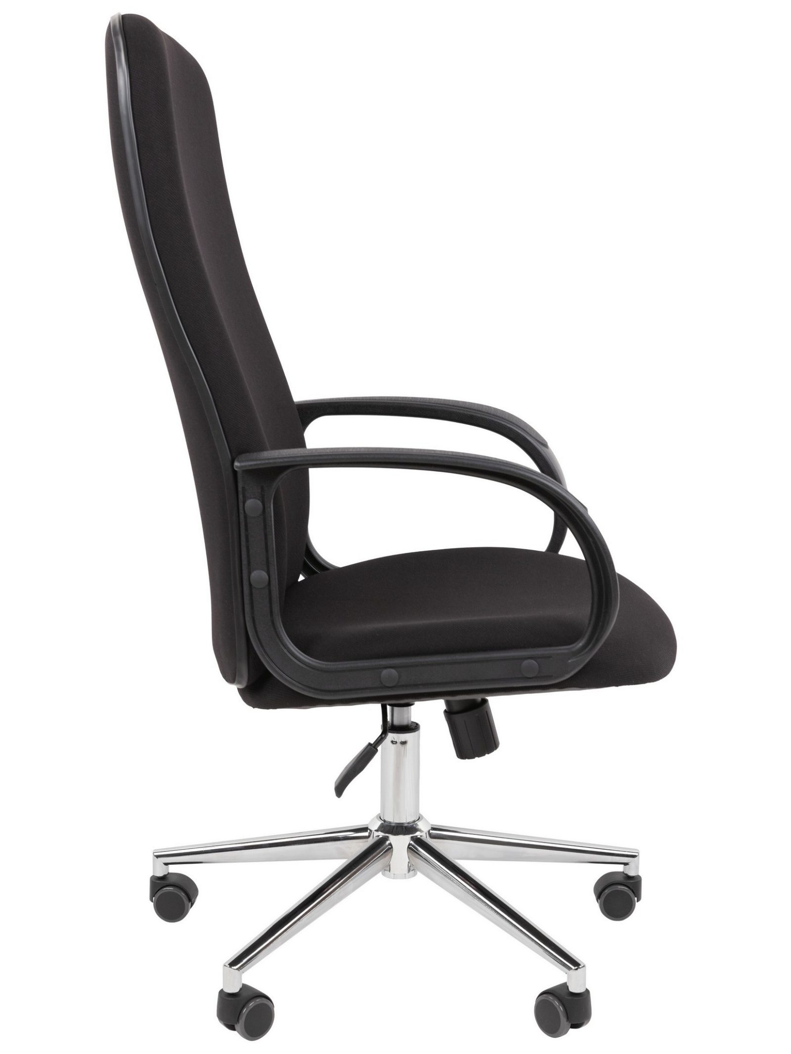 Офисное кресло CHAIRMAN 278 хром, ткань, черный