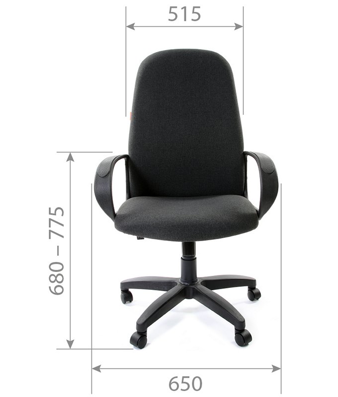 Офисное кресло CHAIRMAN 279, ткань С, черный