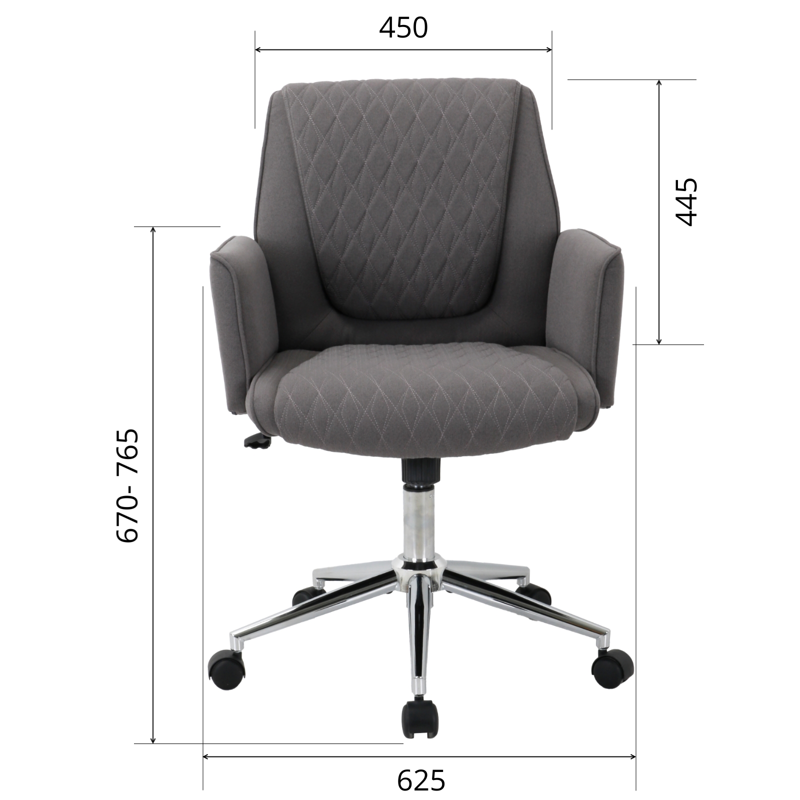 Офисное кресло CHAIRMAN 302, ткань, серый