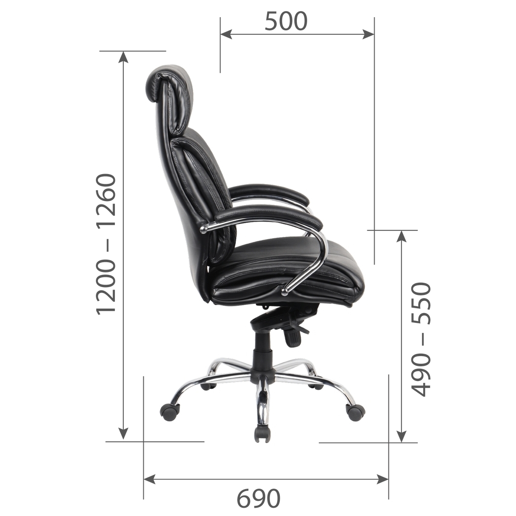 Офисное кресло CHAIRMAN 423, экокожа, бежевый