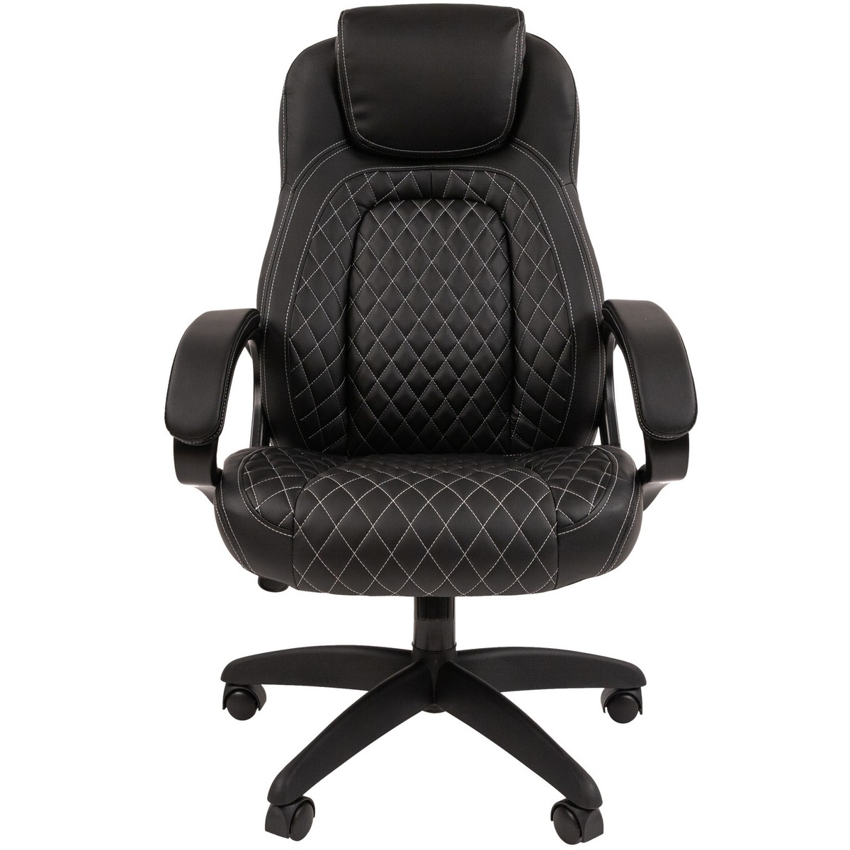Офисное кресло CHAIRMAN 432, экокожа, черный