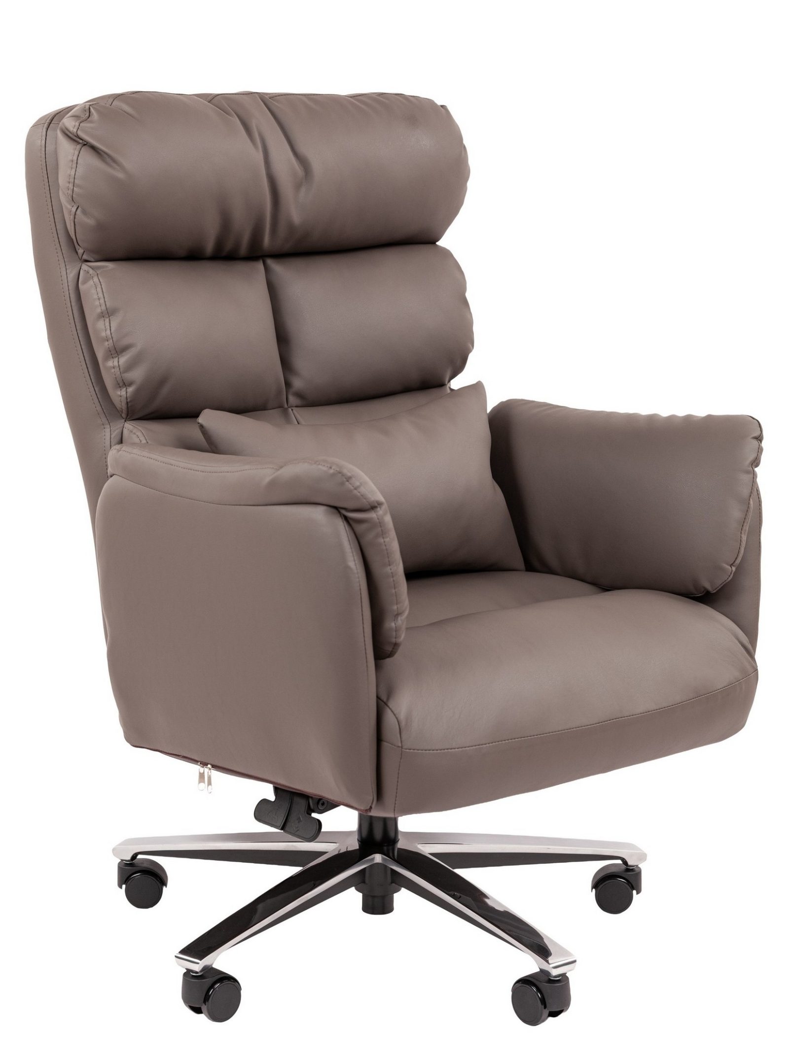 Офисное кресло CHAIRMAN 433, экокожа, коричневый