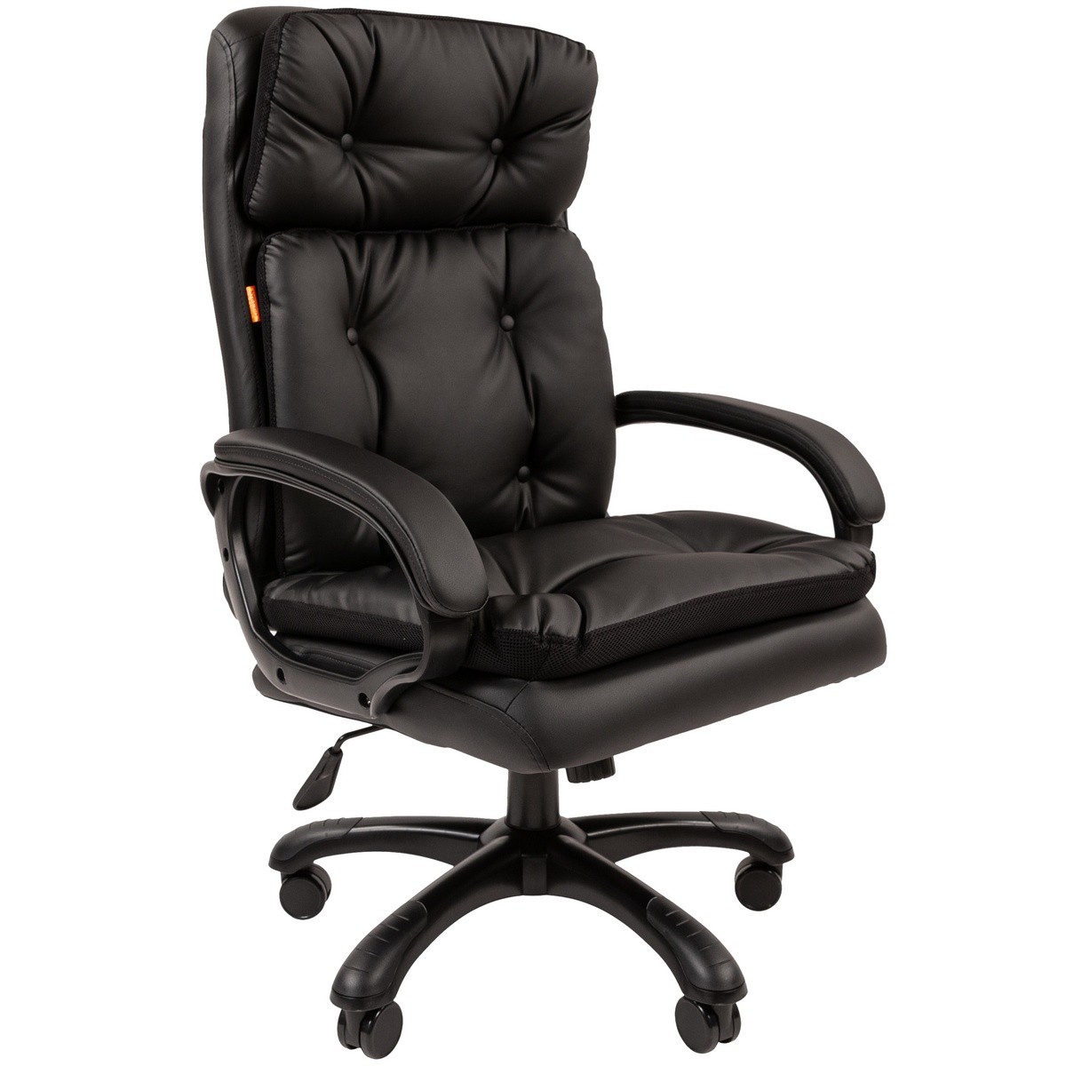Офисное кресло CHAIRMAN 442, экокожа, черный