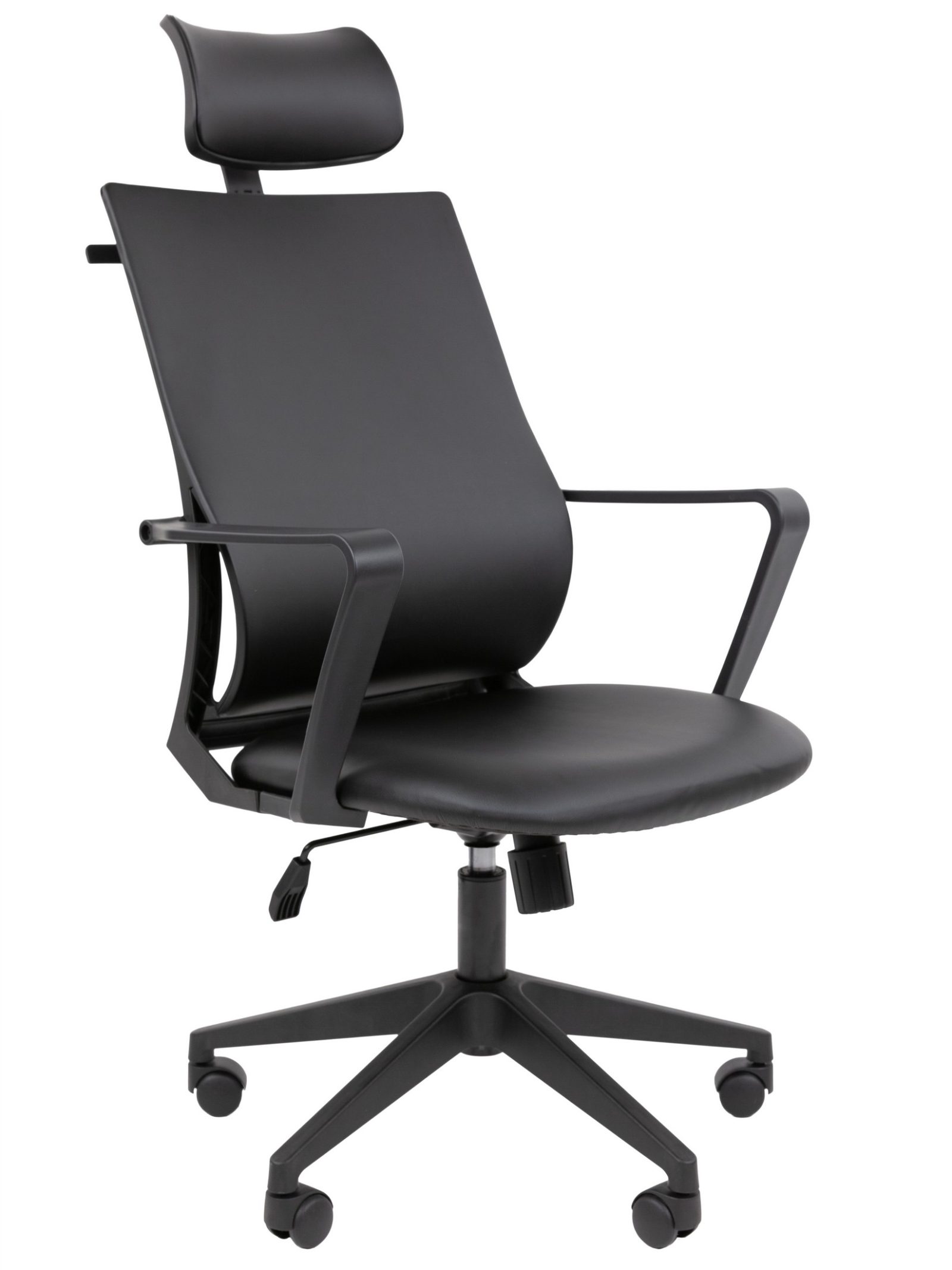 Офисное кресло CHAIRMAN 545, экокожа, черный