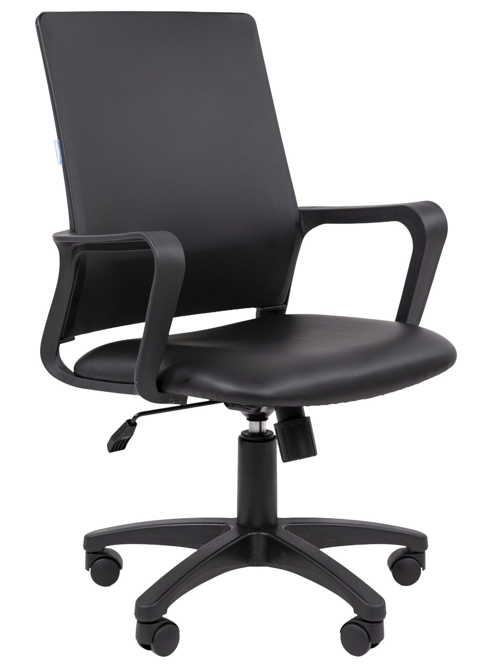 Офисное кресло CHAIRMAN 606 ЭКО, экокожа, черный