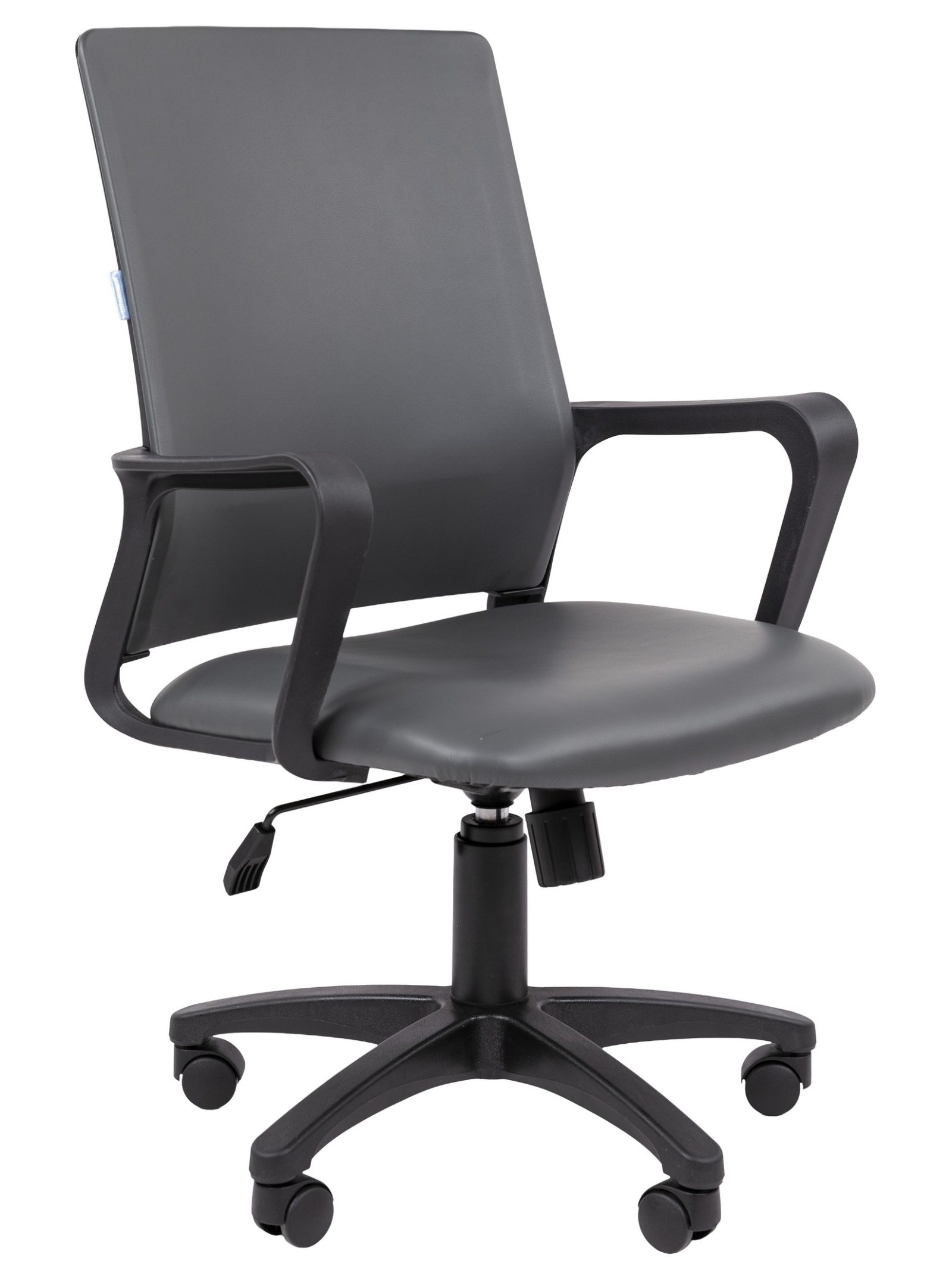 Офисное кресло CHAIRMAN 606 ЭКО, экокожа, серый
