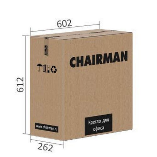 Офисное кресло CHAIRMAN 659, экокожа, черный