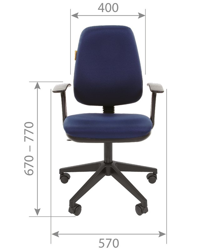 Офисное кресло CHAIRMAN 661, ткань, черный