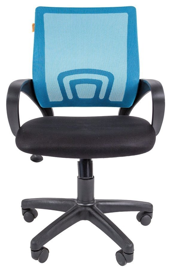 Офисное кресло CHAIRMAN 696, ткань ТВ/сетчатый акрил, голубой