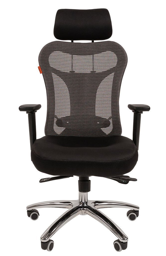 Офисное кресло CHAIRMAN 769, ткань ТВ/сетчатый акрил, черный