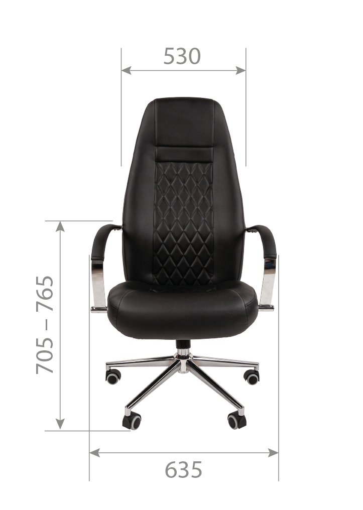 Офисное кресло CHAIRMAN 950, экокожа, черный