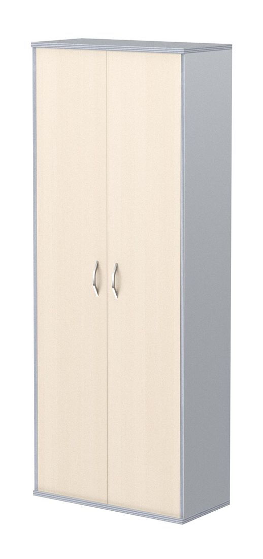 Шкаф высокий IMAGO СТ-1.9, клен/металлик, 770х365х1975 мм