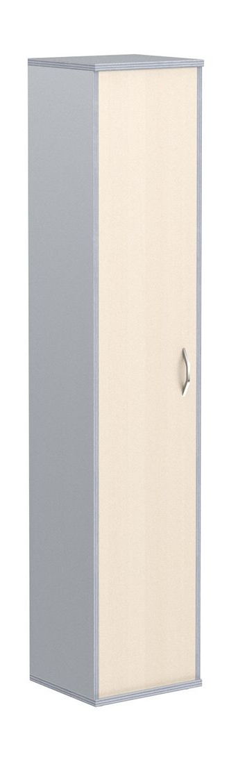 Шкаф высокий IMAGO СУ-1.9(L), клен/металлик, 406х365х1975 мм