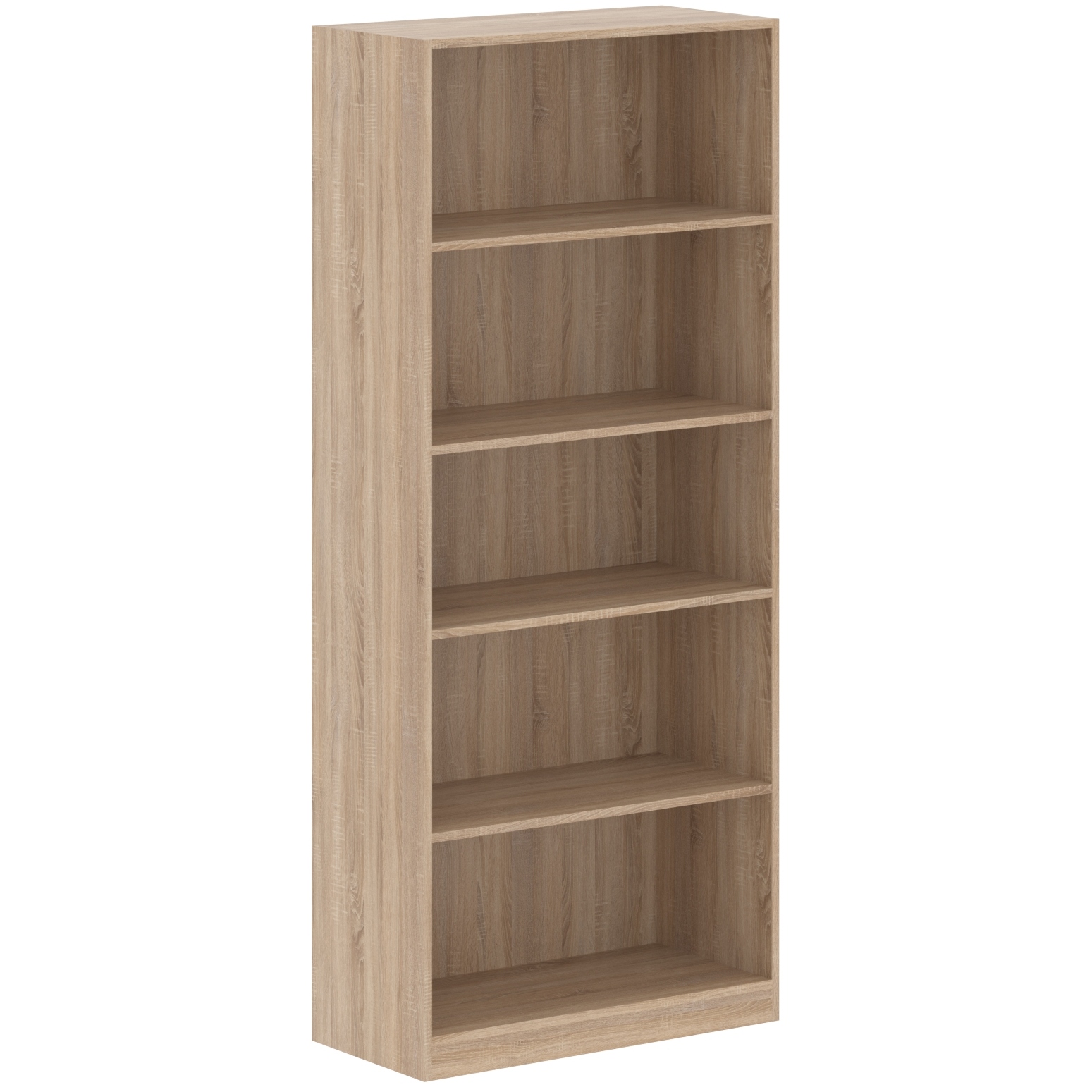 Стеллаж SIMPLE SR-5W, дуб сонома светлый, 770х359х1815 мм