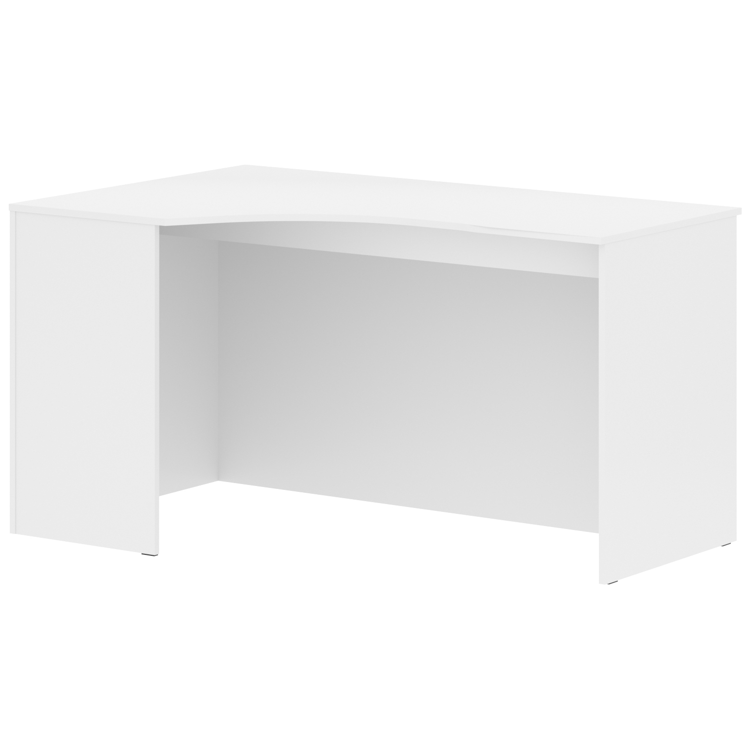 Стол эргономичный левый (усиленный) SIMPLE 140x90 см, белый