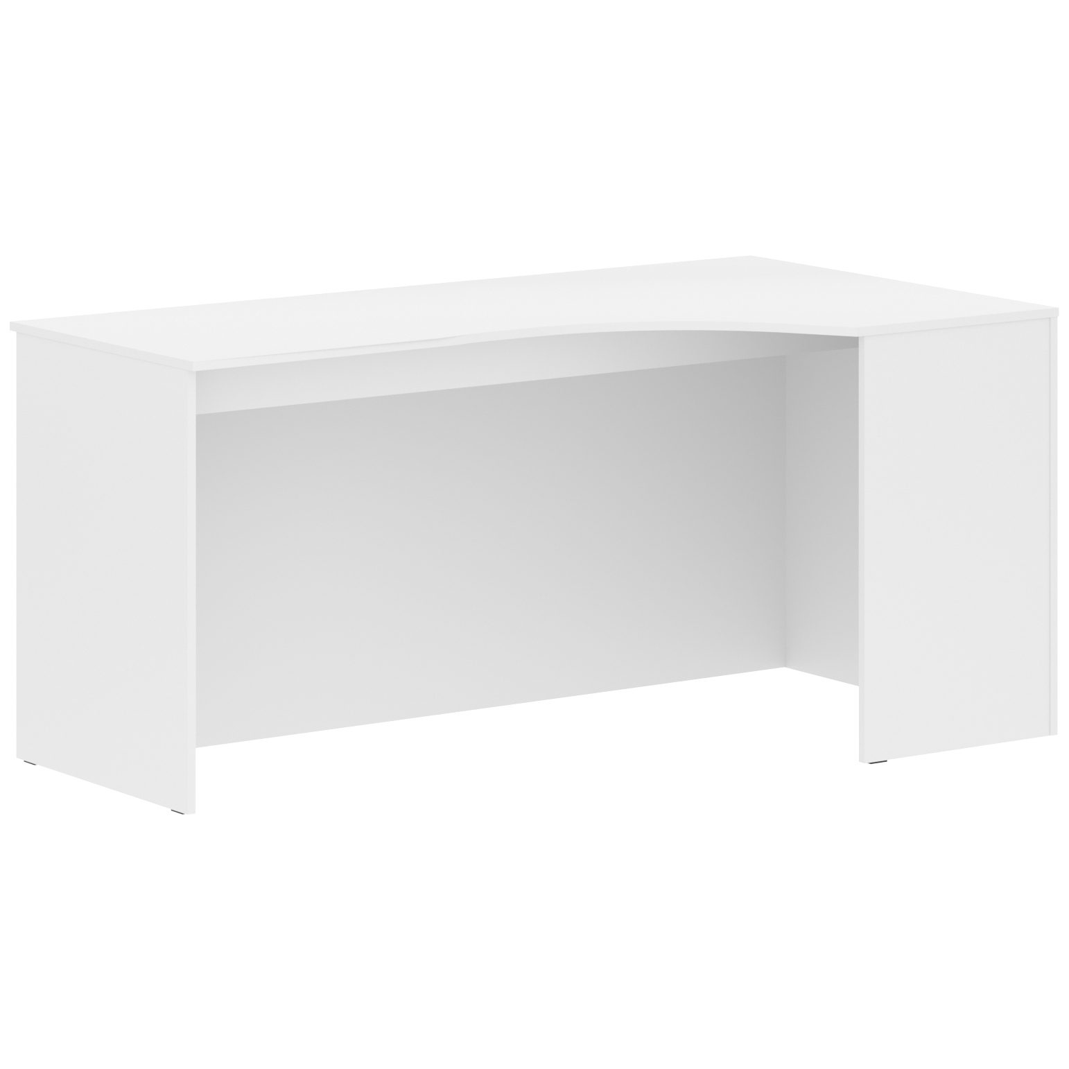 Стол эргономичный правый (усиленный) SIMPLE 160x90 см, белый