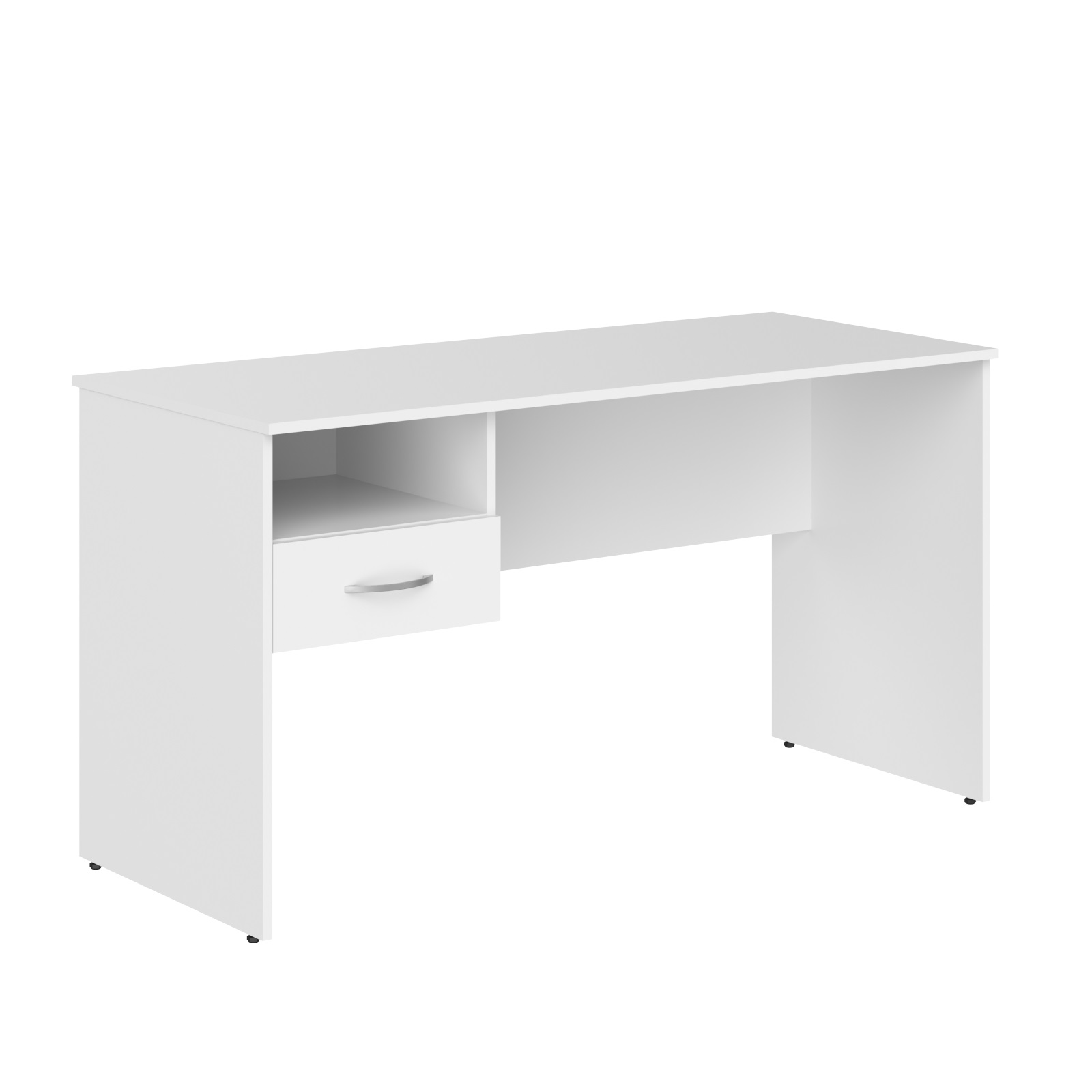 Стол рабочий c подвесной тумбой SIMPLE S-1400, 140x60x76 см, белый