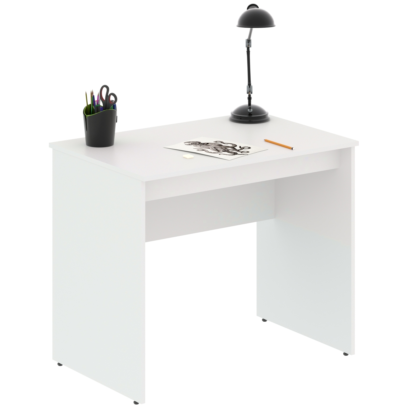 Стол рабочий SIMPLE 90x60 см, белый
