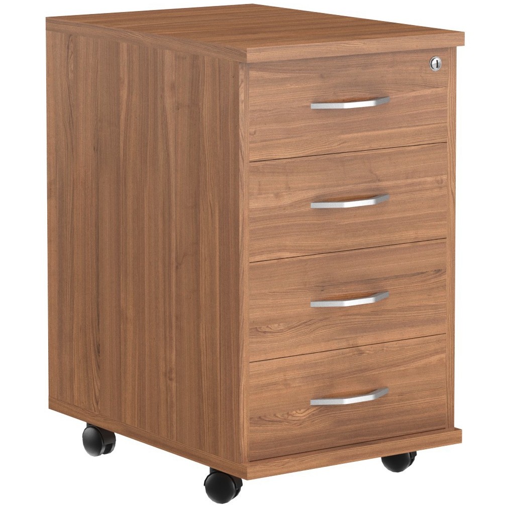 Тумба мобильная IMAGO ТМ-4А, орех французский, 41.2х45х70.2 см