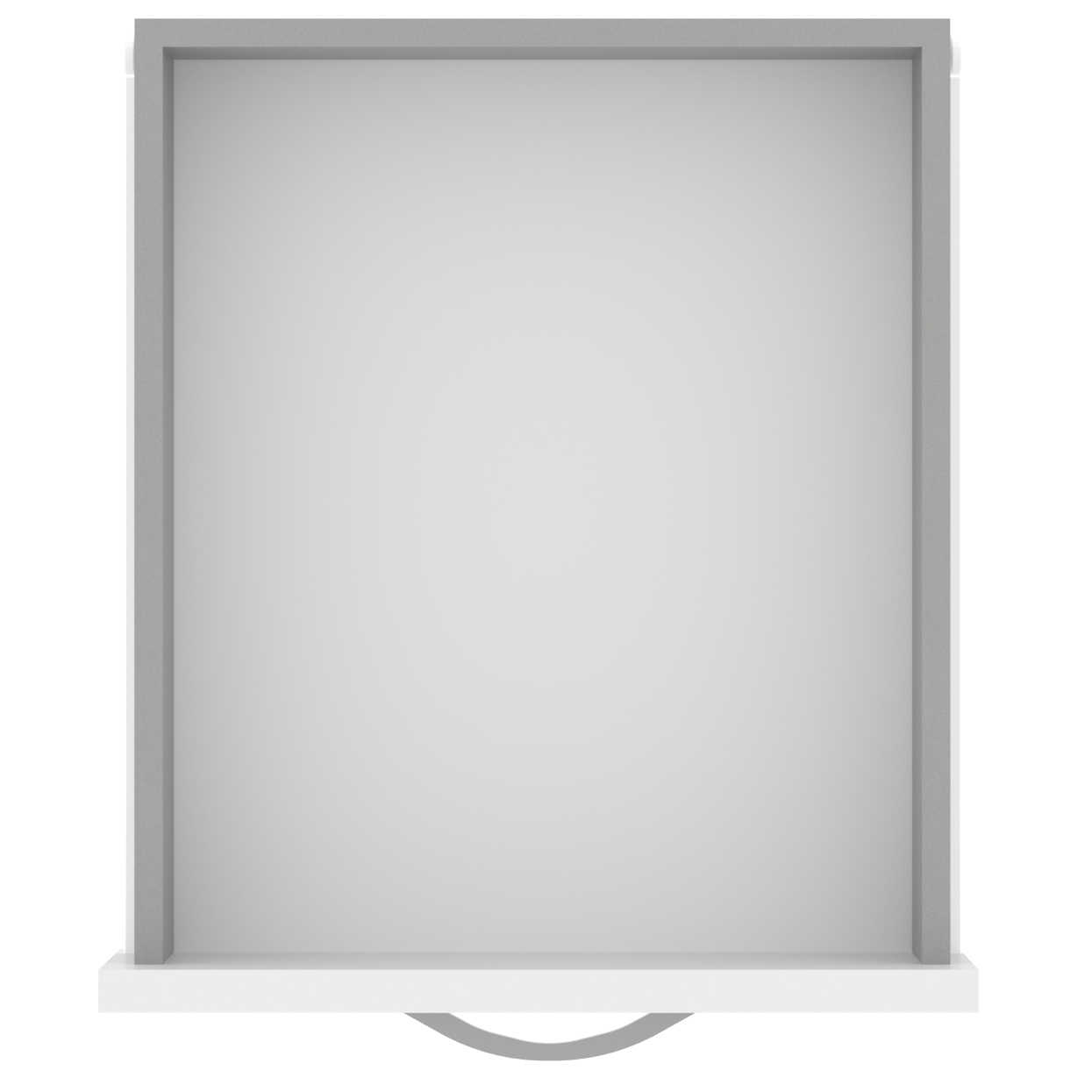Тумба мобильная SIMPLE SC-3M.1, белый, 41.2х45х56.6 см