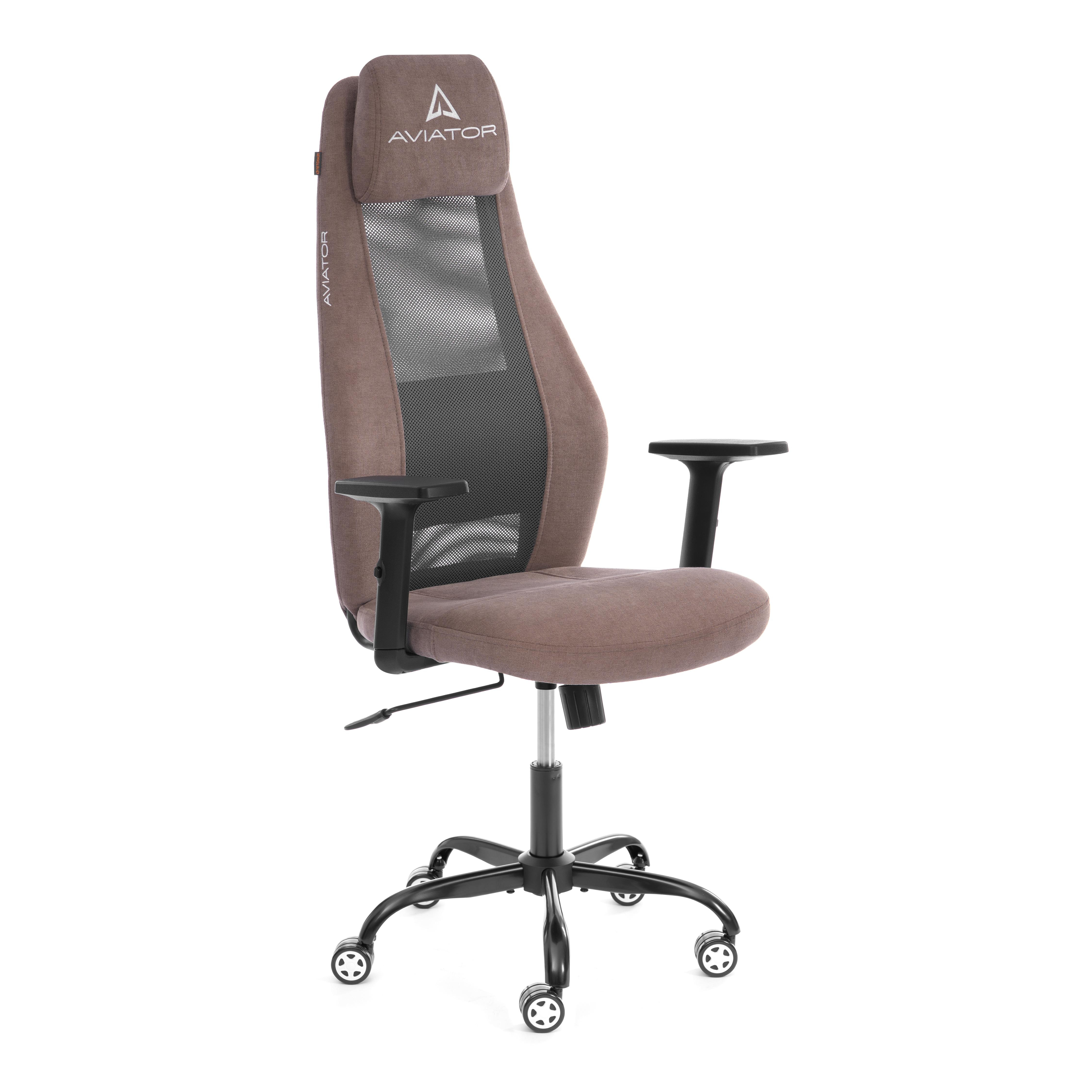 Кресло Авиатор Плт Металбл/Aviator Plt Metalbl ткань, светло - коричневый / серый, KUB 03/W-12