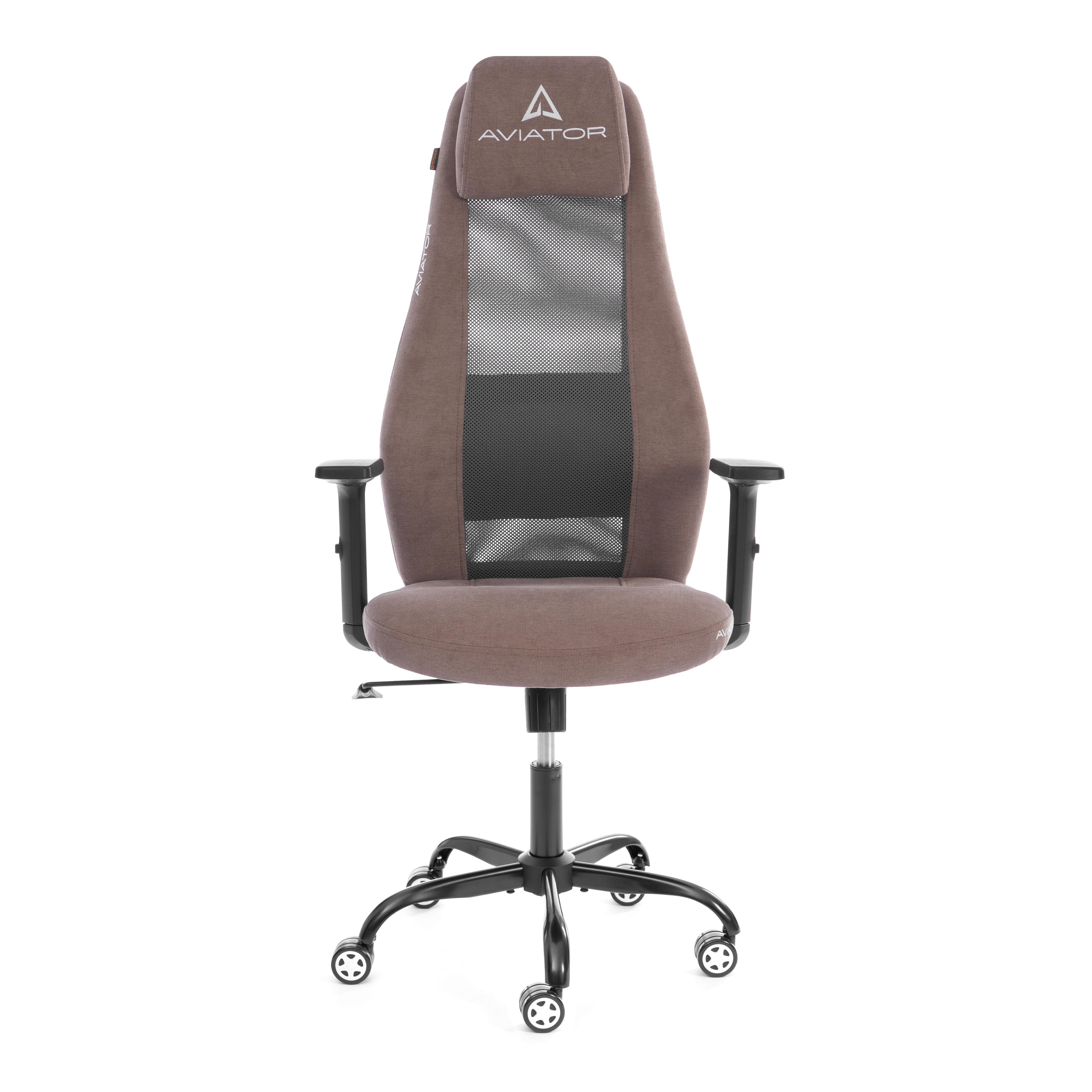 Кресло Авиатор Плт Металбл/Aviator Plt Metalbl ткань, светло - коричневый / серый, KUB 03/W-12