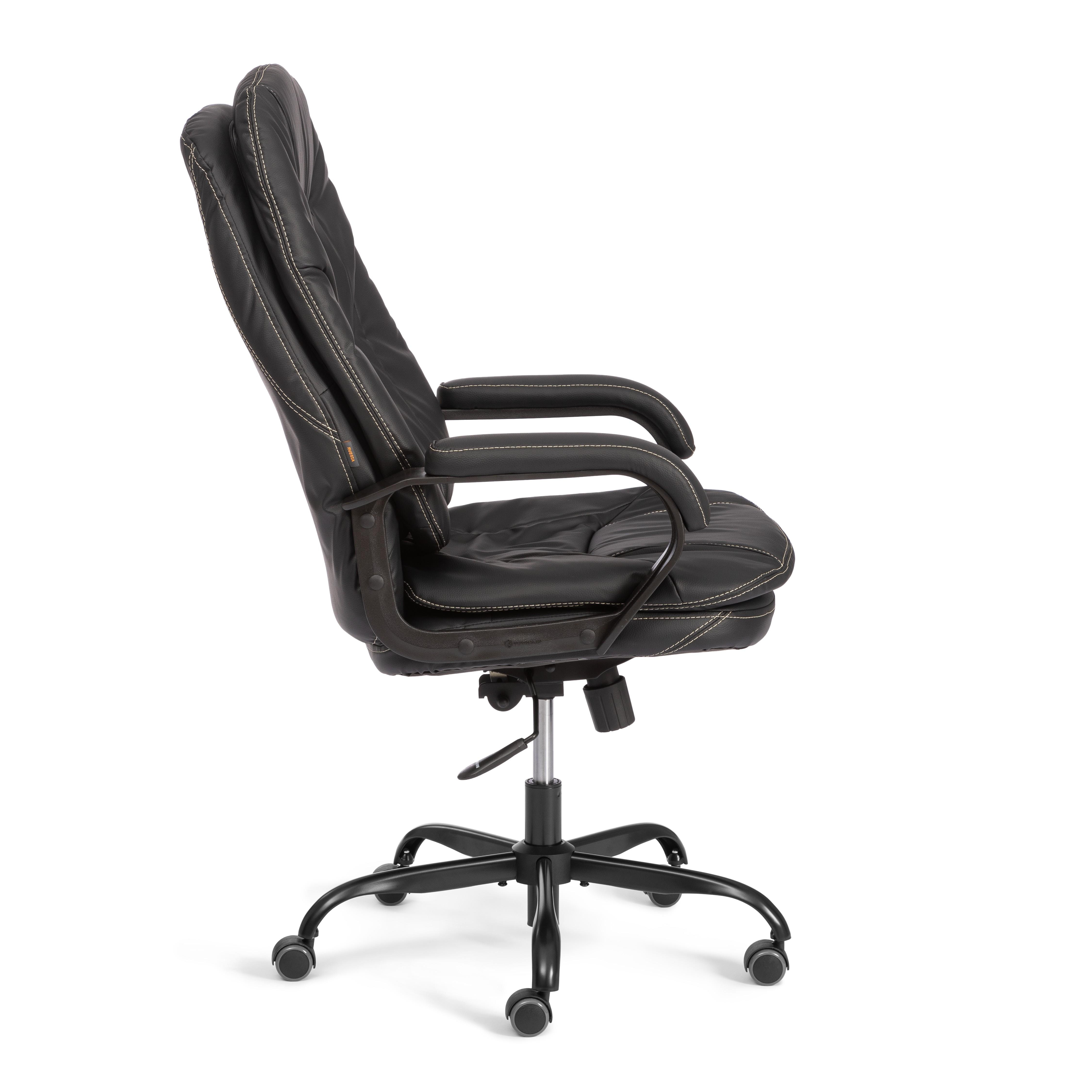 Кресло Комфорт Люкс/Comfort Lux (22) кож/зам, черный, 36-6