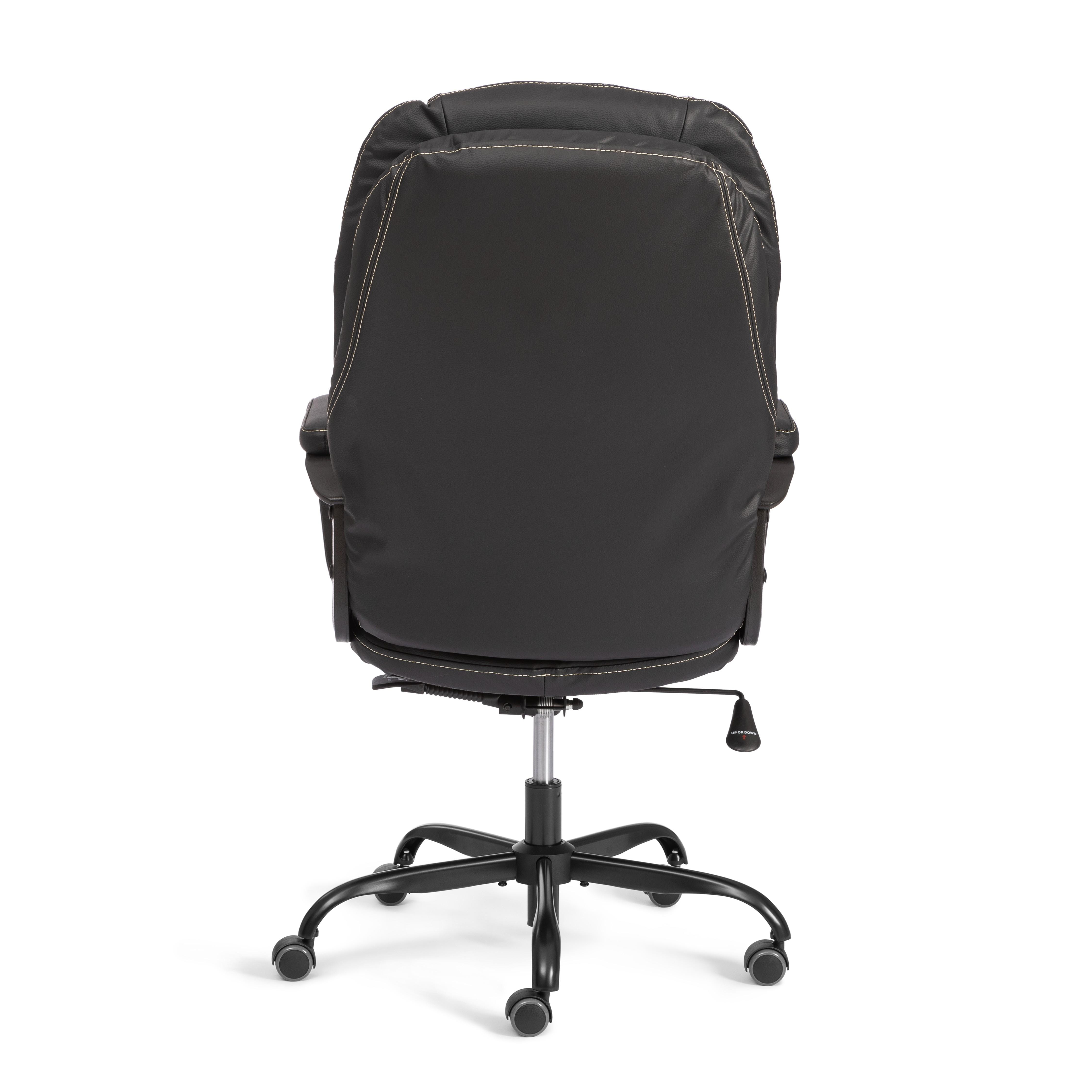 Кресло Комфорт Люкс/Comfort Lux (22) кож/зам, черный, 36-6