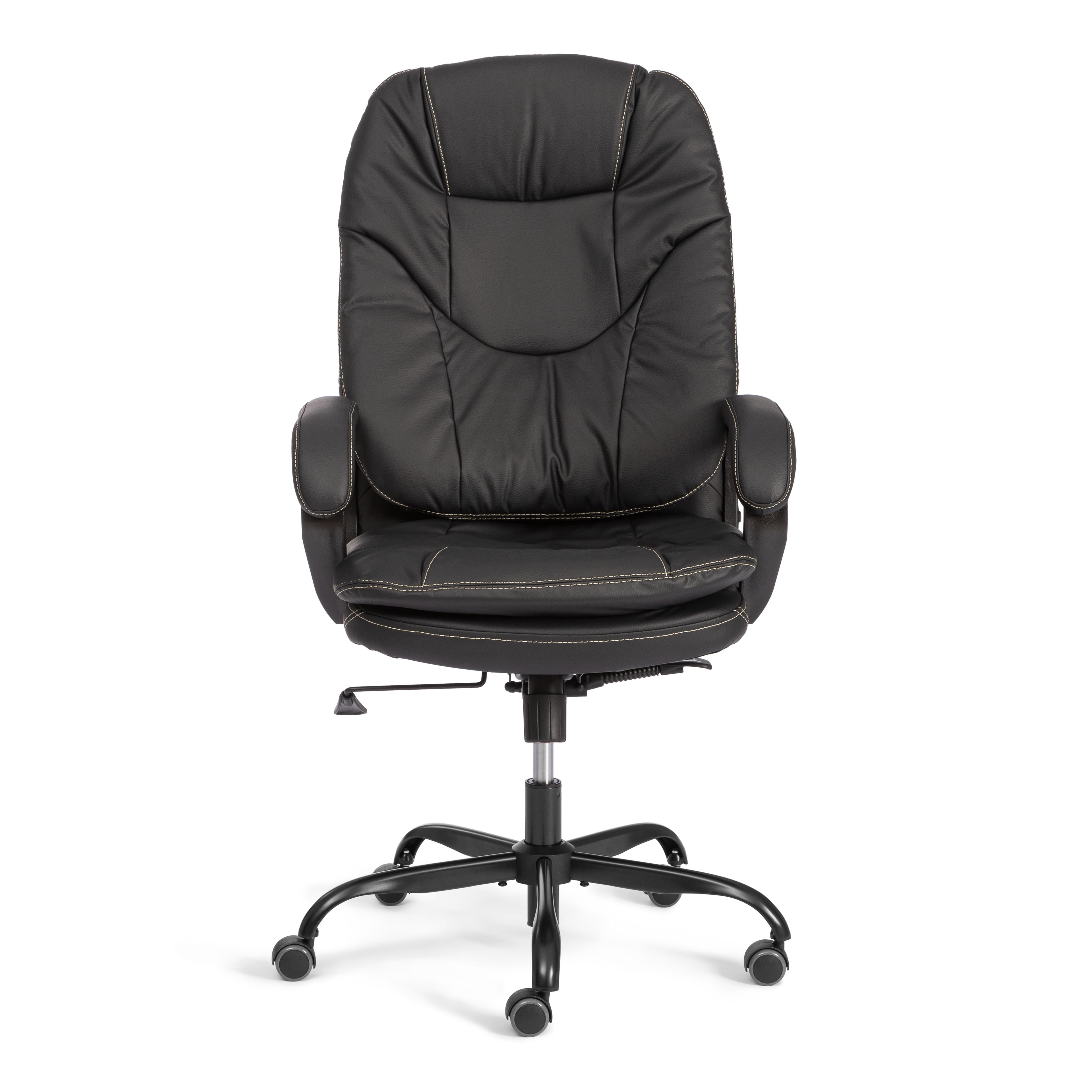 Кресло Комфорт Люкс/Comfort Lux (22) кож/зам, черный, 36-6