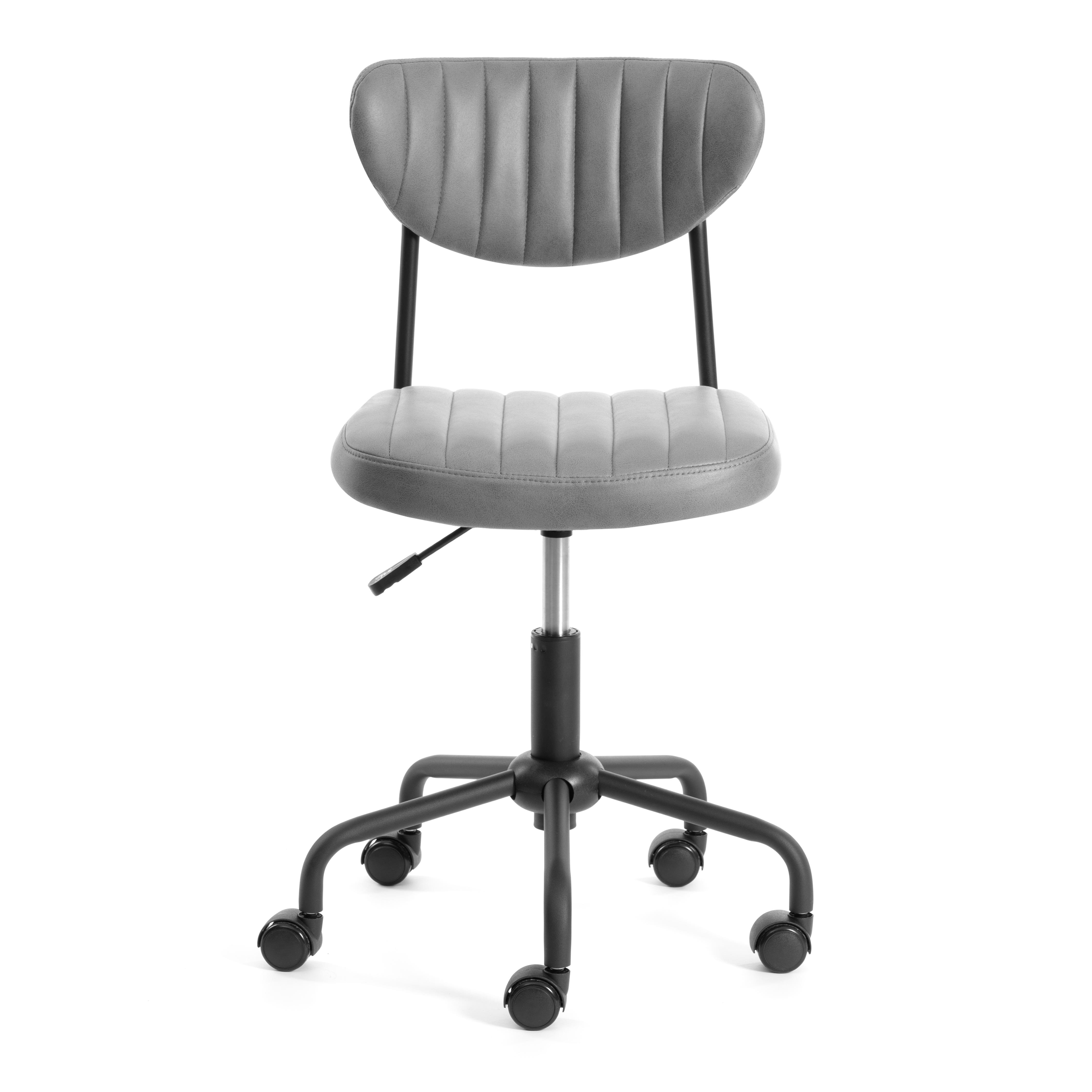 Кресло Слим/Slim иск. замша, Grey (Cерый)