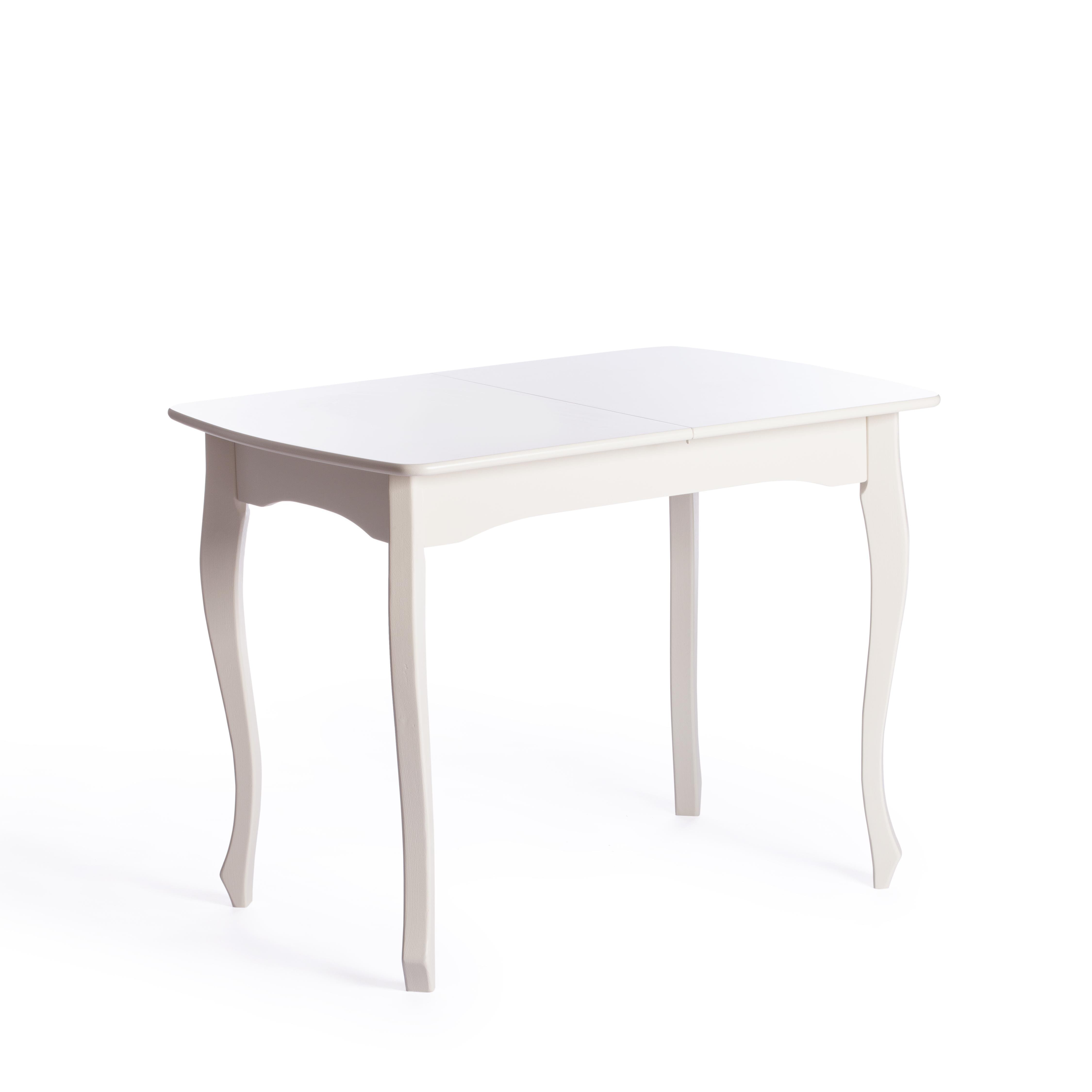 Стол обеденный раздвижной Катерина Прованс/Caterina Provence бук, МДФ, 100-130х70х75см, айвори вайт