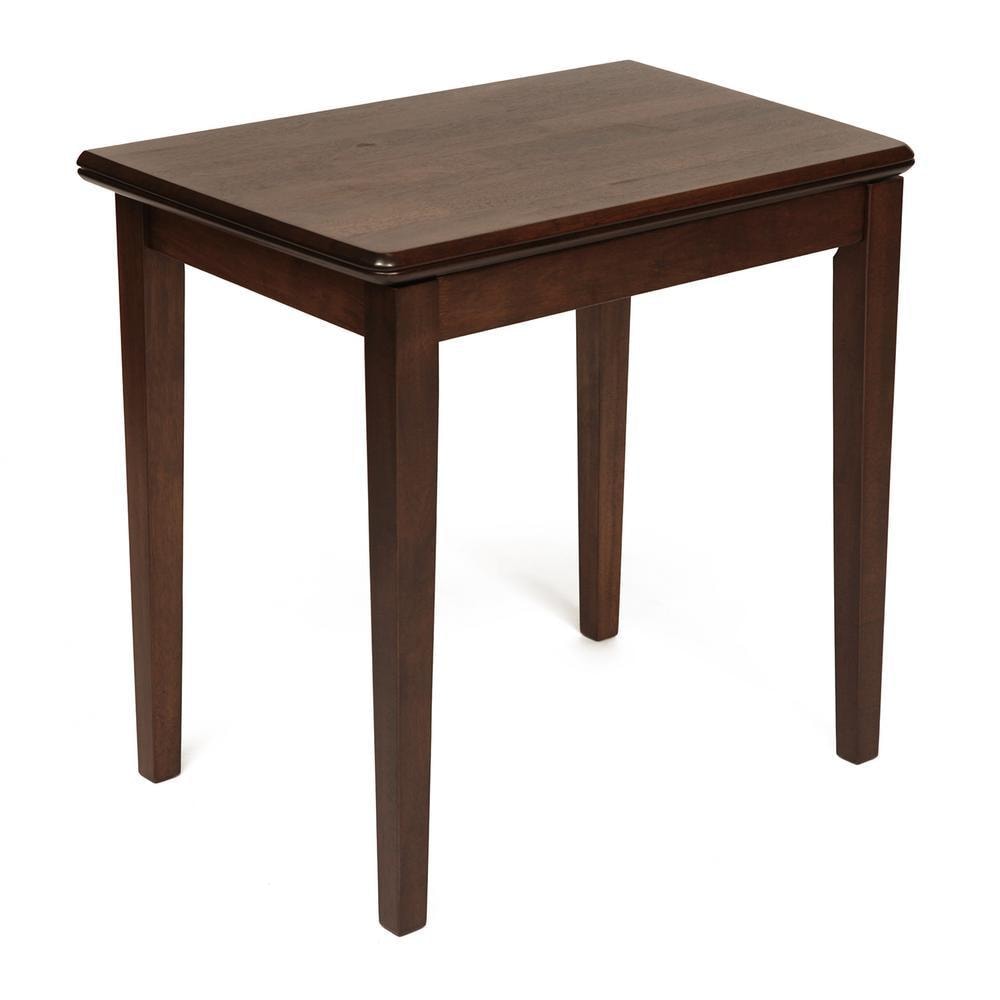 Стол Темпио/Tempio (мод.F-SR3220VD W4) дерево гевея/МДФ, 52.5х80 80х105 х76см, орех