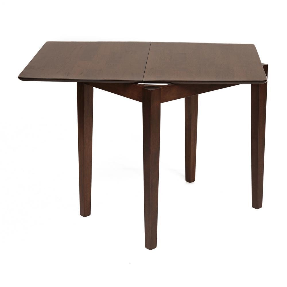 Стол Темпио/Tempio (мод.F-SR3220VD W4) дерево гевея/МДФ, 52.5х80 80х105 х76см, орех