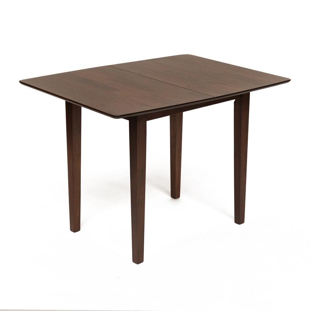 Стол Темпио/Tempio (мод.F-SR3220VD W4) дерево гевея/МДФ, 52.5х80 80х105 х76см, орех